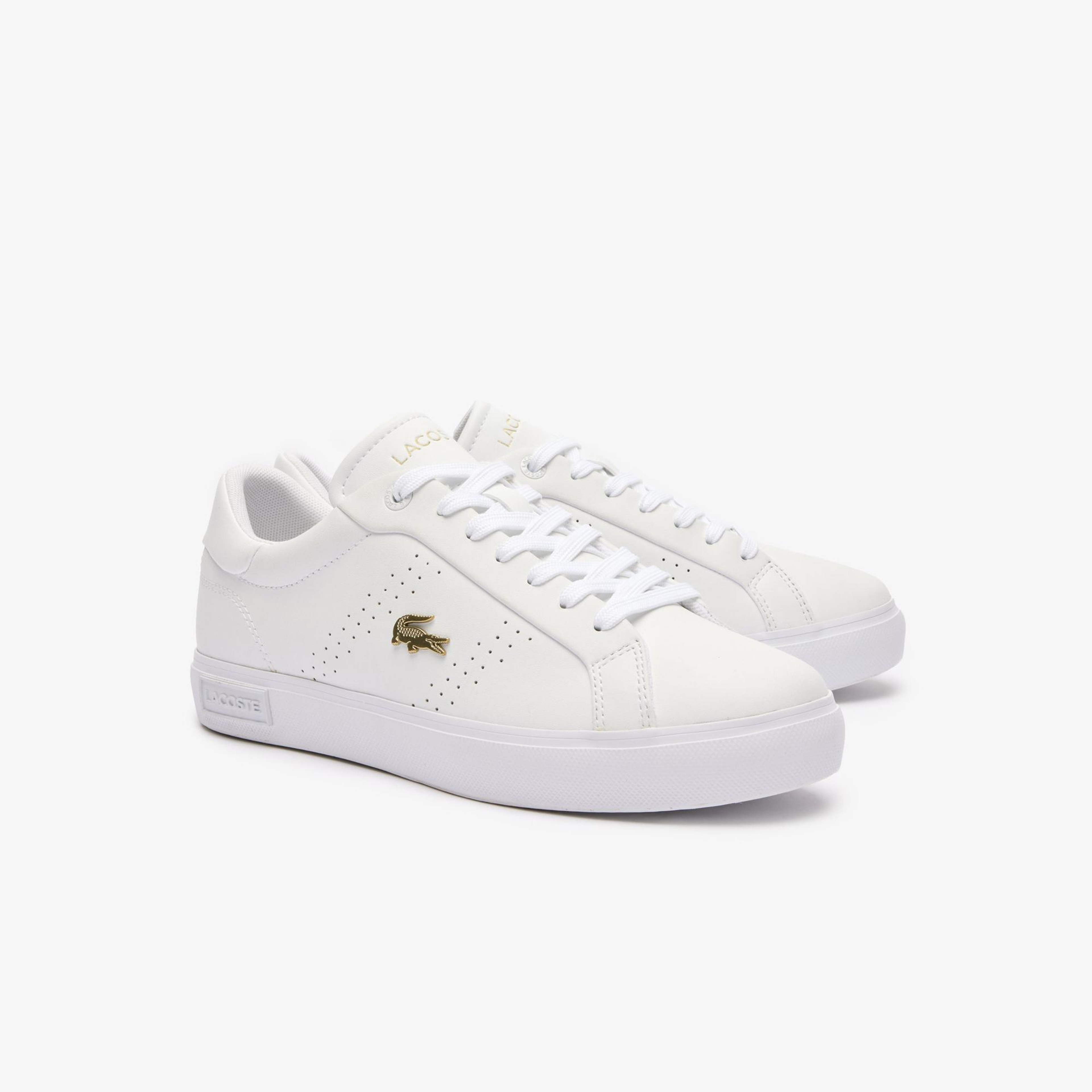 Lacoste Powercourt 2.0 Kadın Beyaz Sneaker