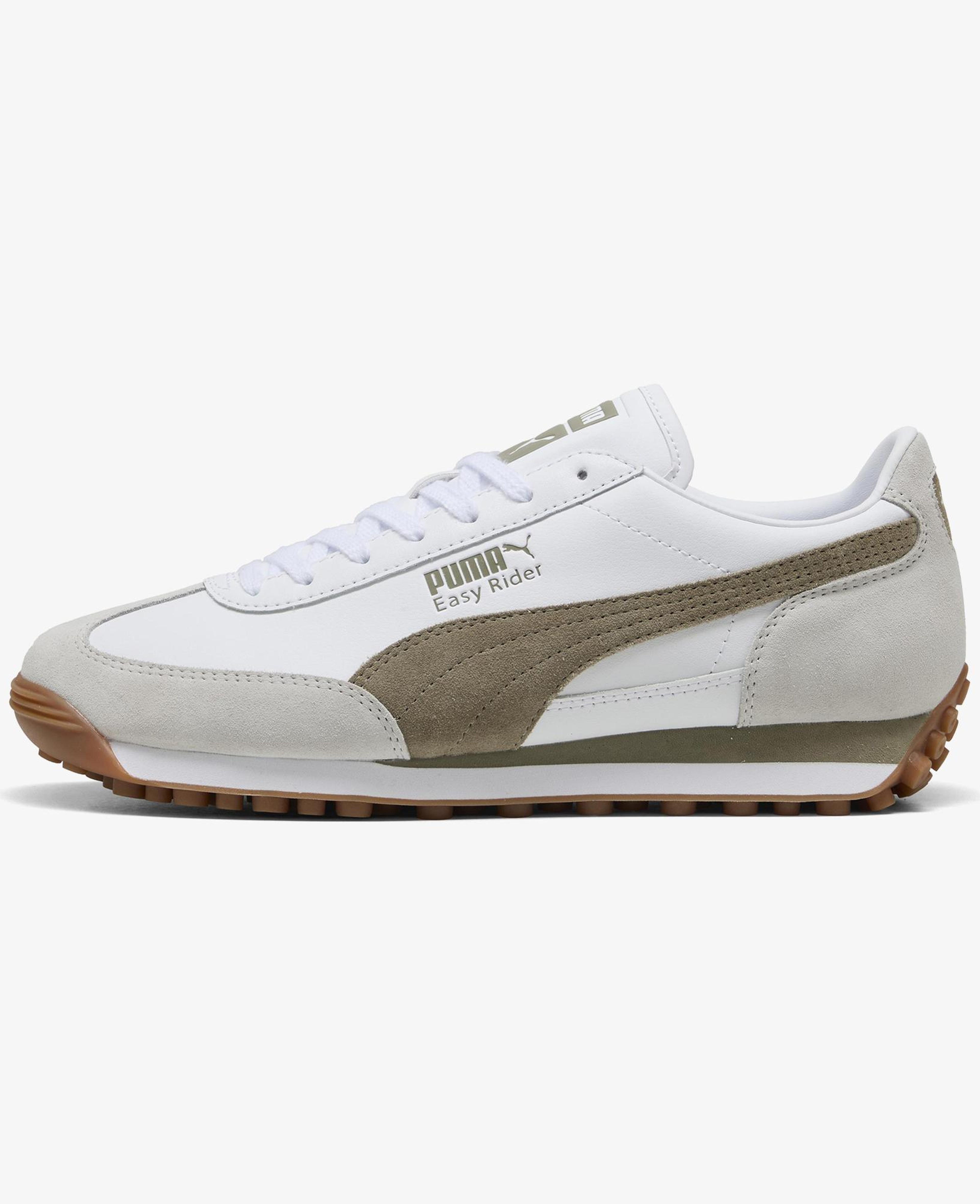 Puma Easy Rider Mix Unisex Beyaz Haki Spor Ayakkabı