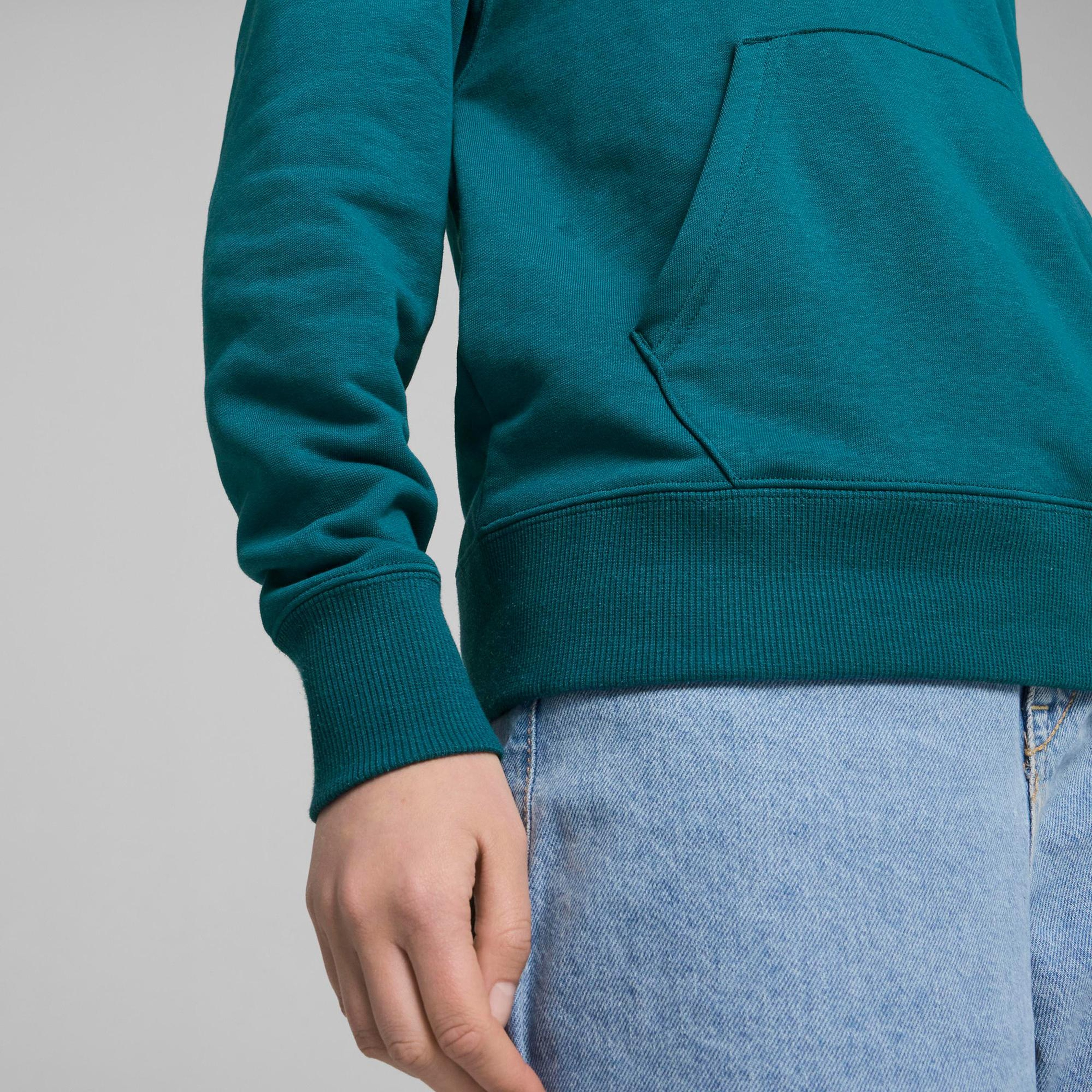 Puma Classics Shiny Logo Kadın Yeşil Sweatshirt