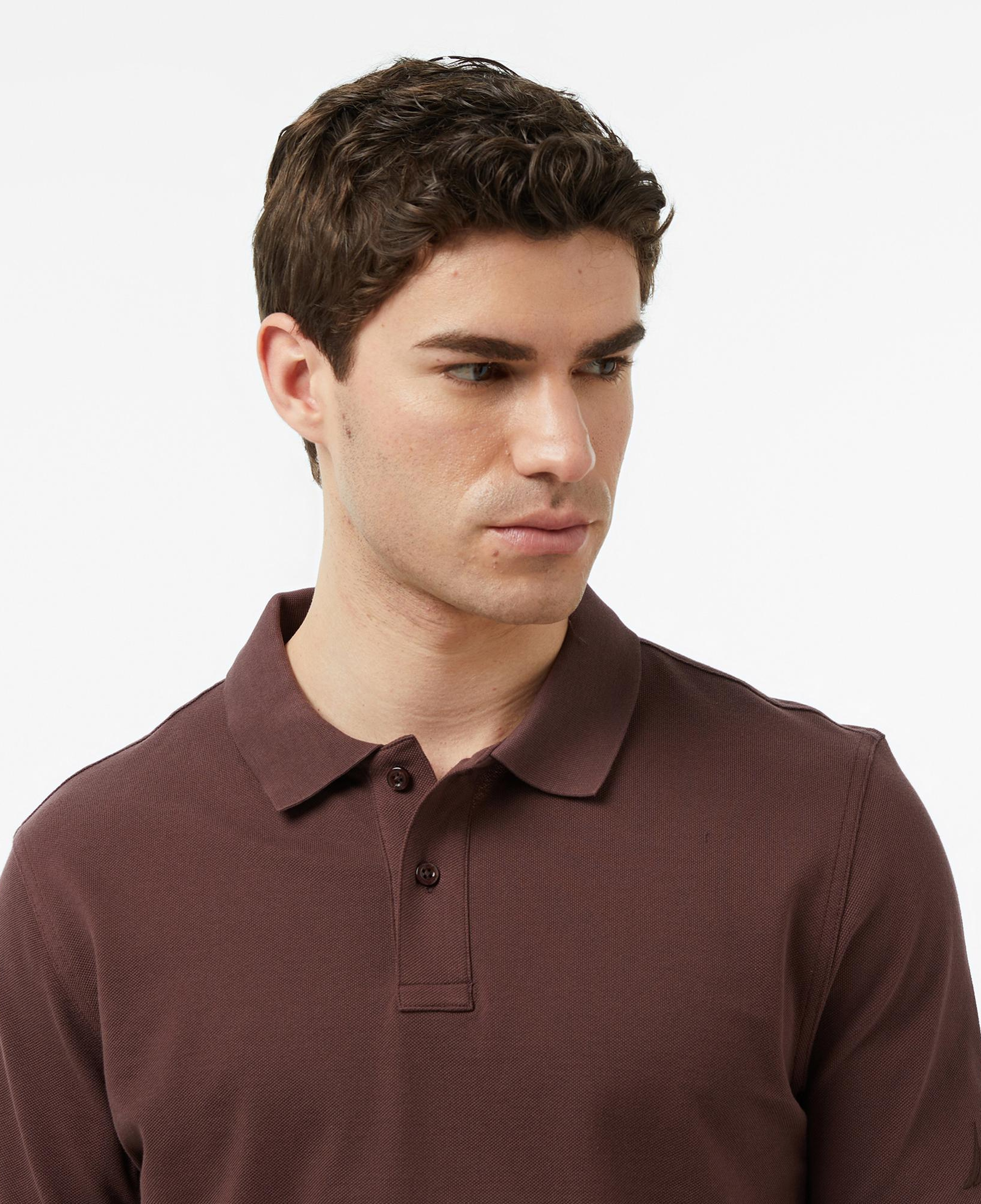 Nautica Erkek Kahverengi Regular Fit Polo Yaka T-Shirt