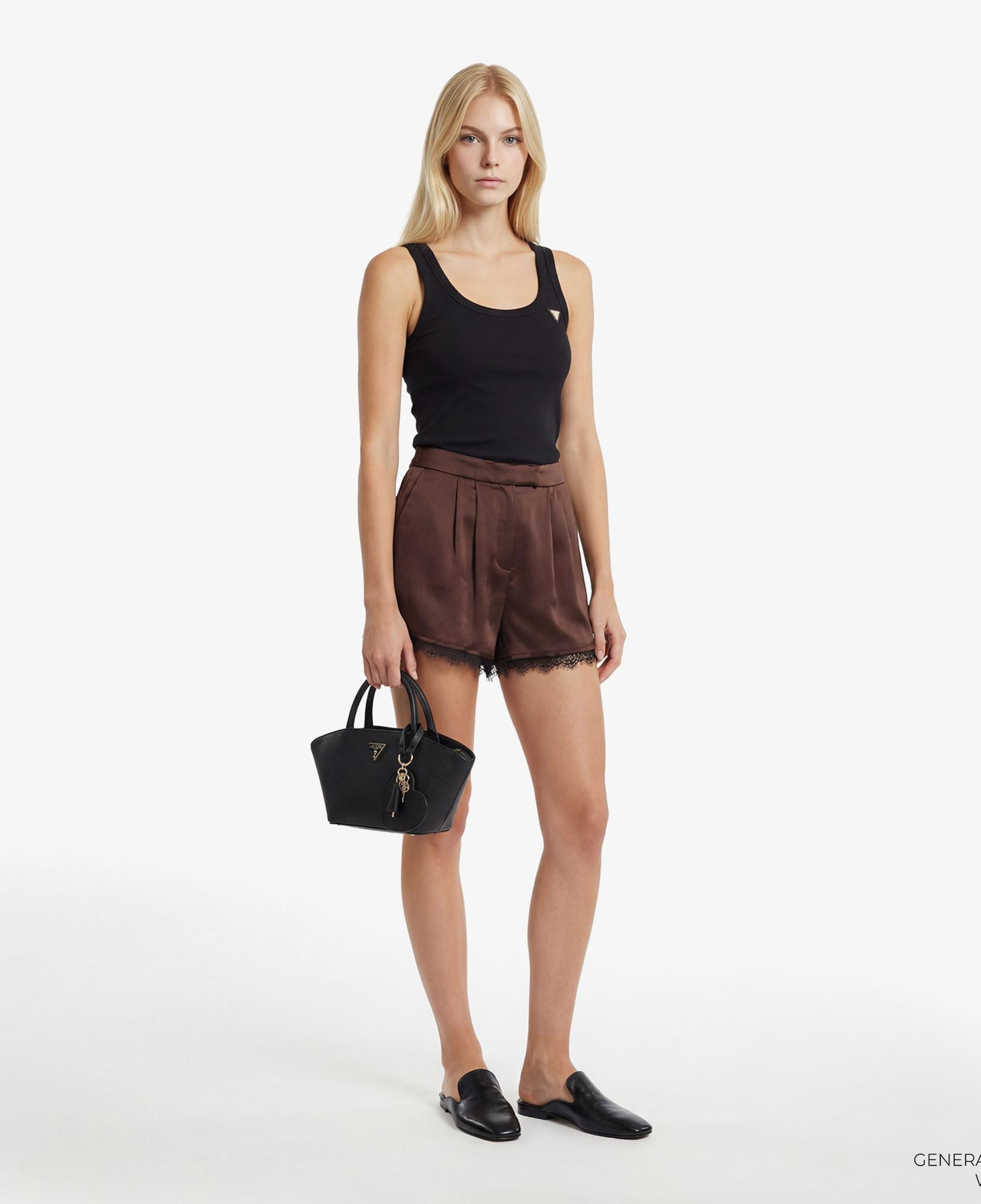 Guess Colette Aktif Kadın Kahverengi T-Shirt