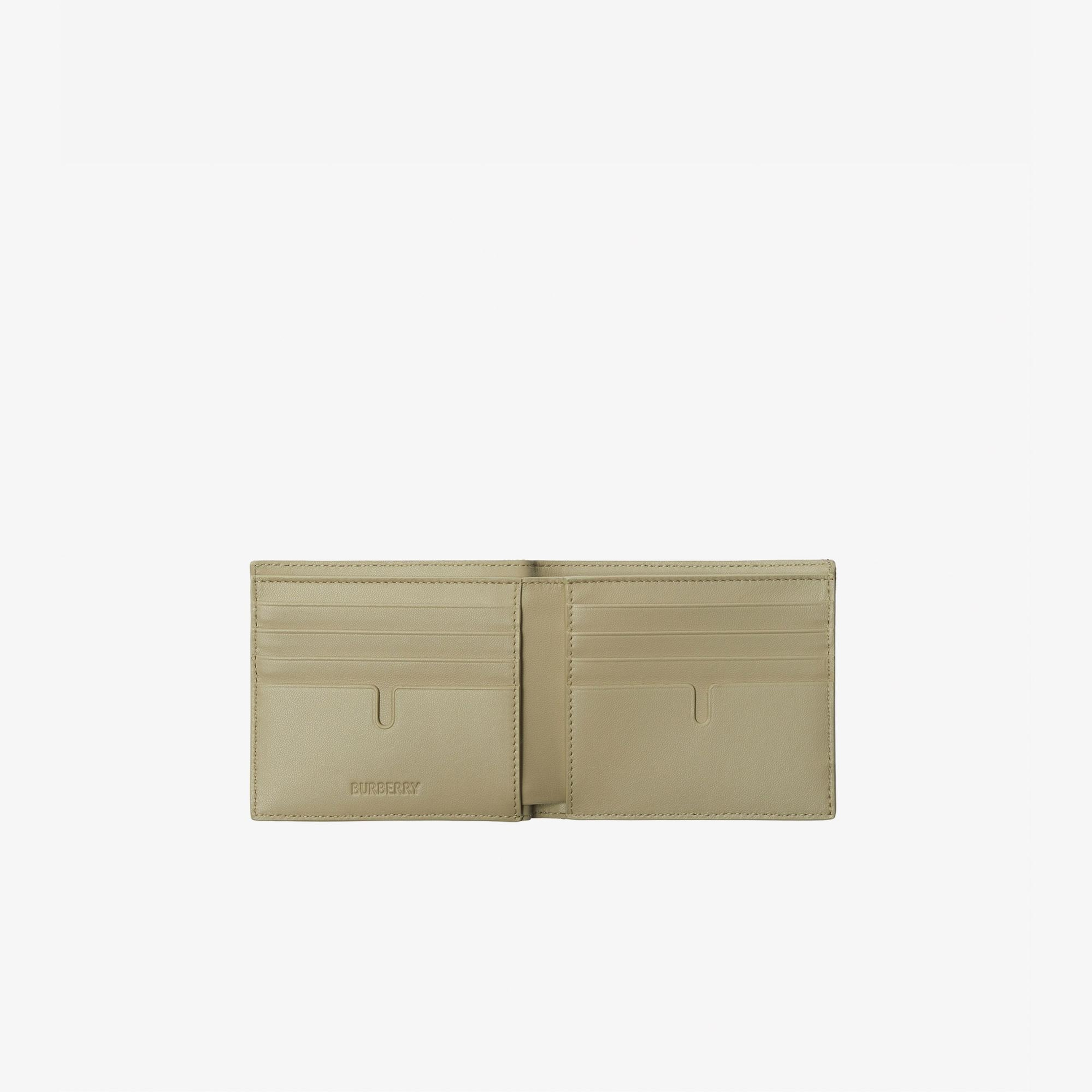 Burberry Check Bifold Erkek Krem Rengi Cüzdan