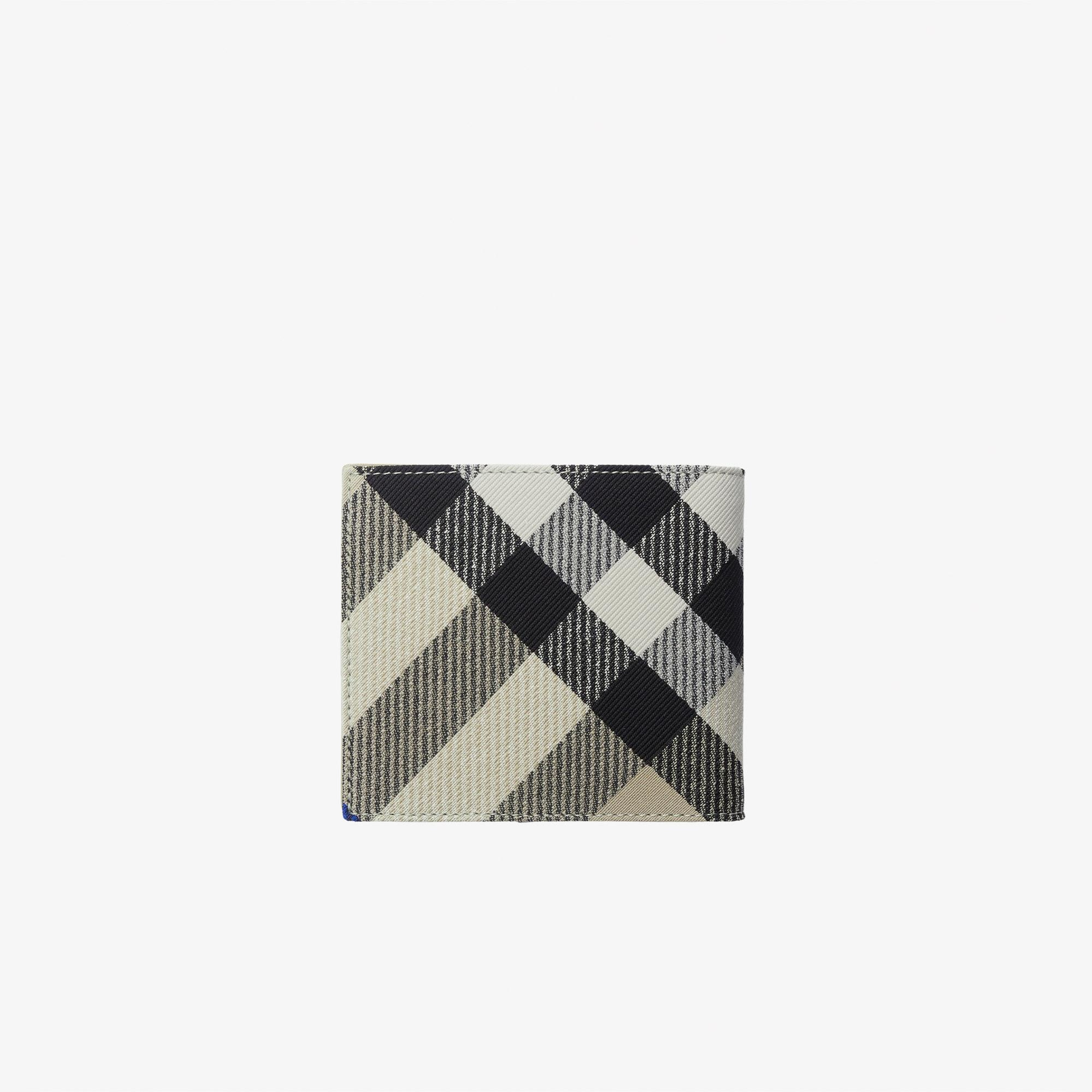 Burberry Check Bifold Erkek Krem Rengi Cüzdan