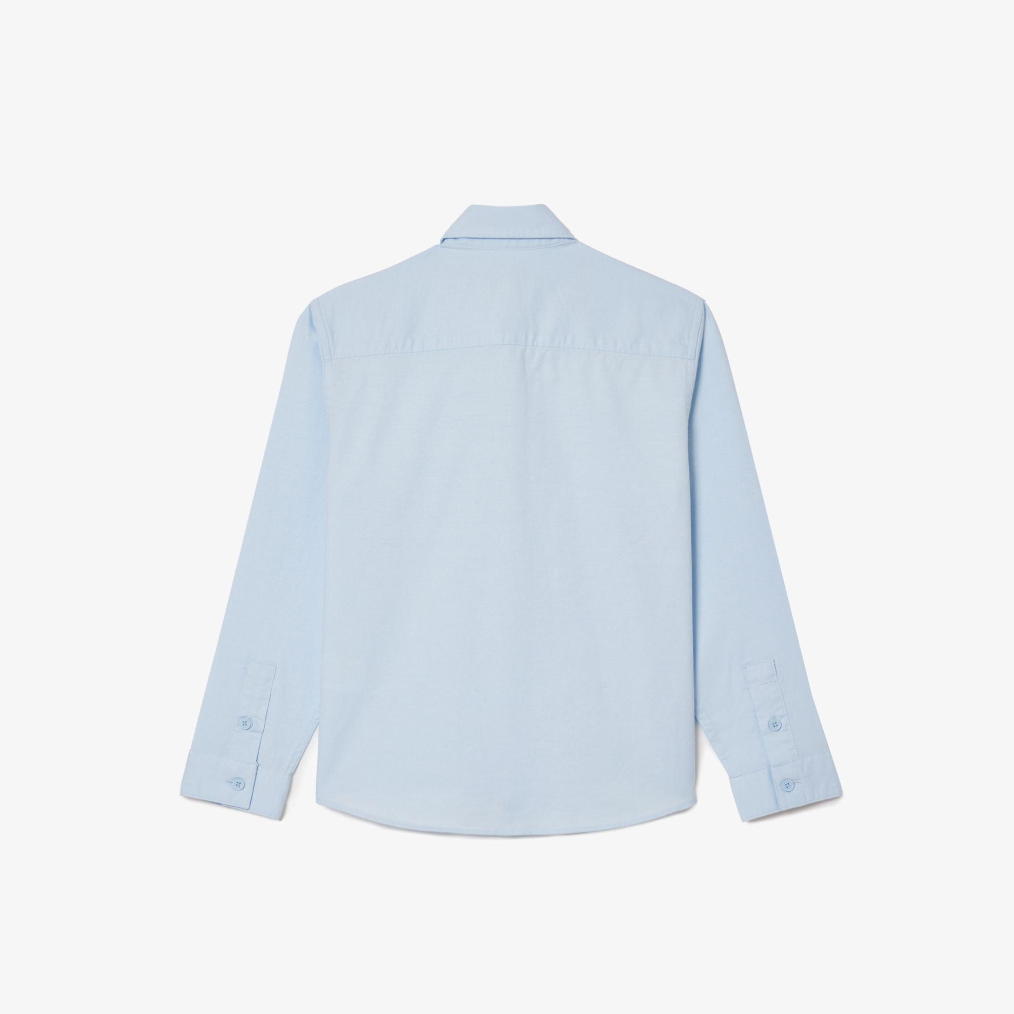 Lacoste Çocuk Uzun Kollu Açık Mavi Gömlek