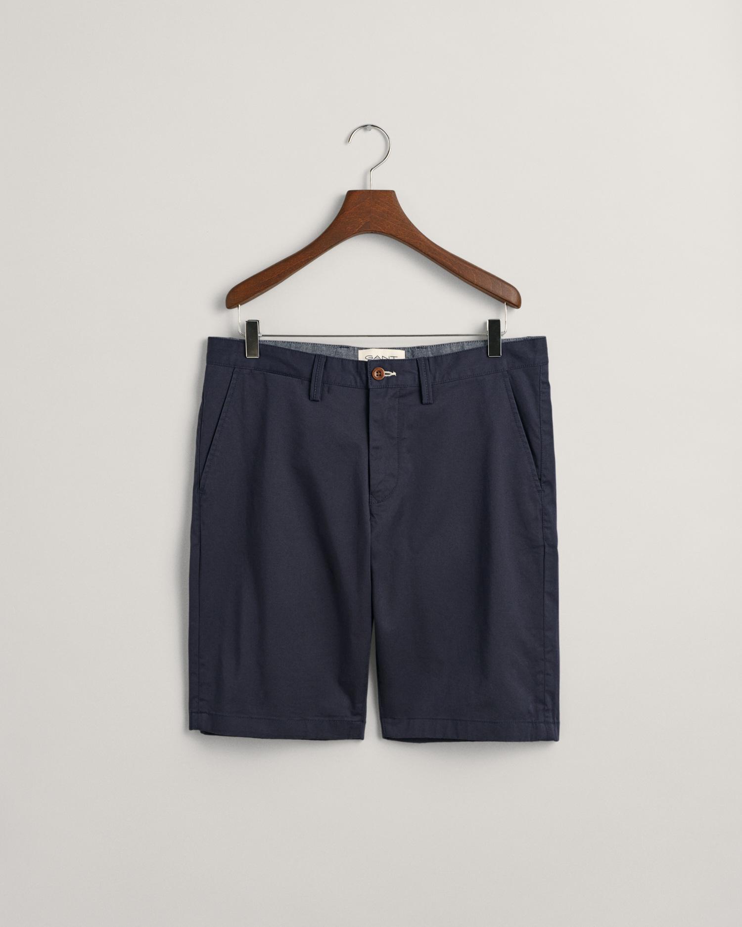 GANT Erkek Lacivert Relaxed Fit Chino Şort