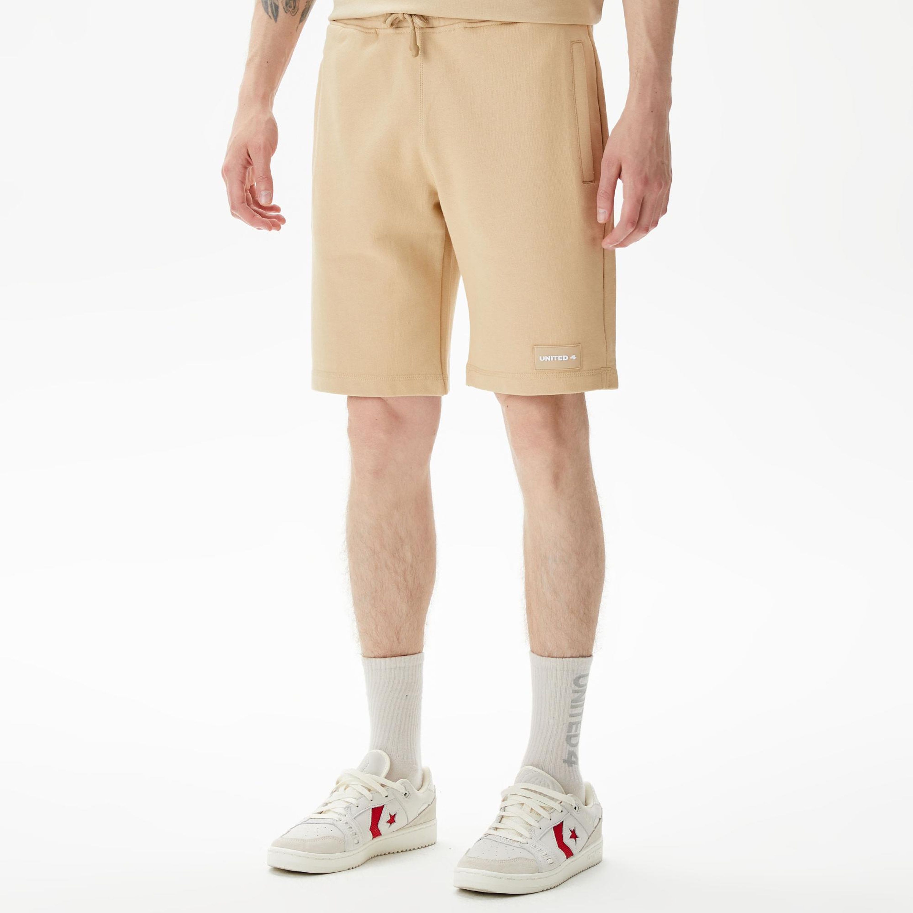 UNITED4 Classic Erkek Krem Şort