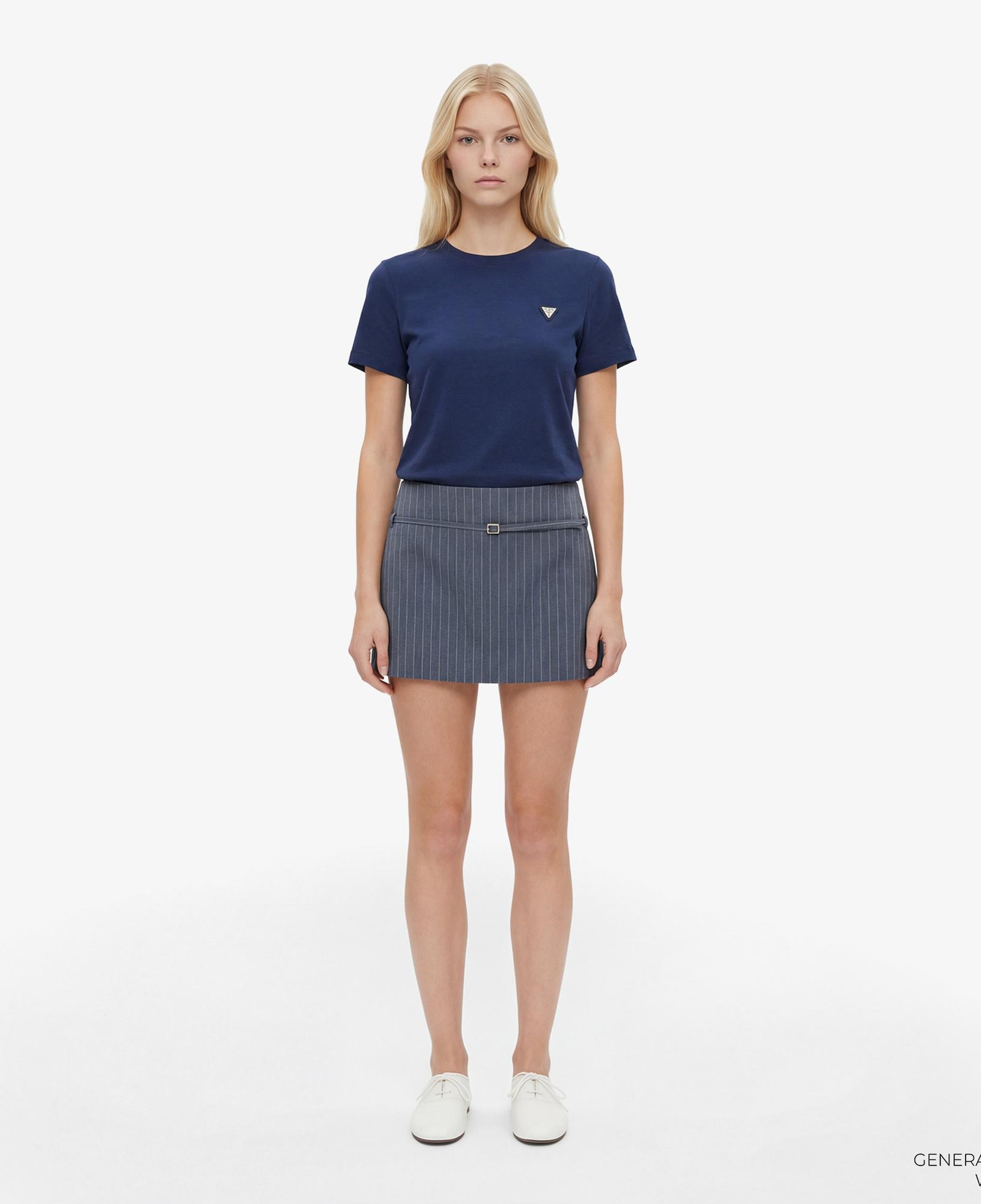 Guess Sonia Aktif Modal Karışımlı Slim Fit Kadın Mavi T-Shirt