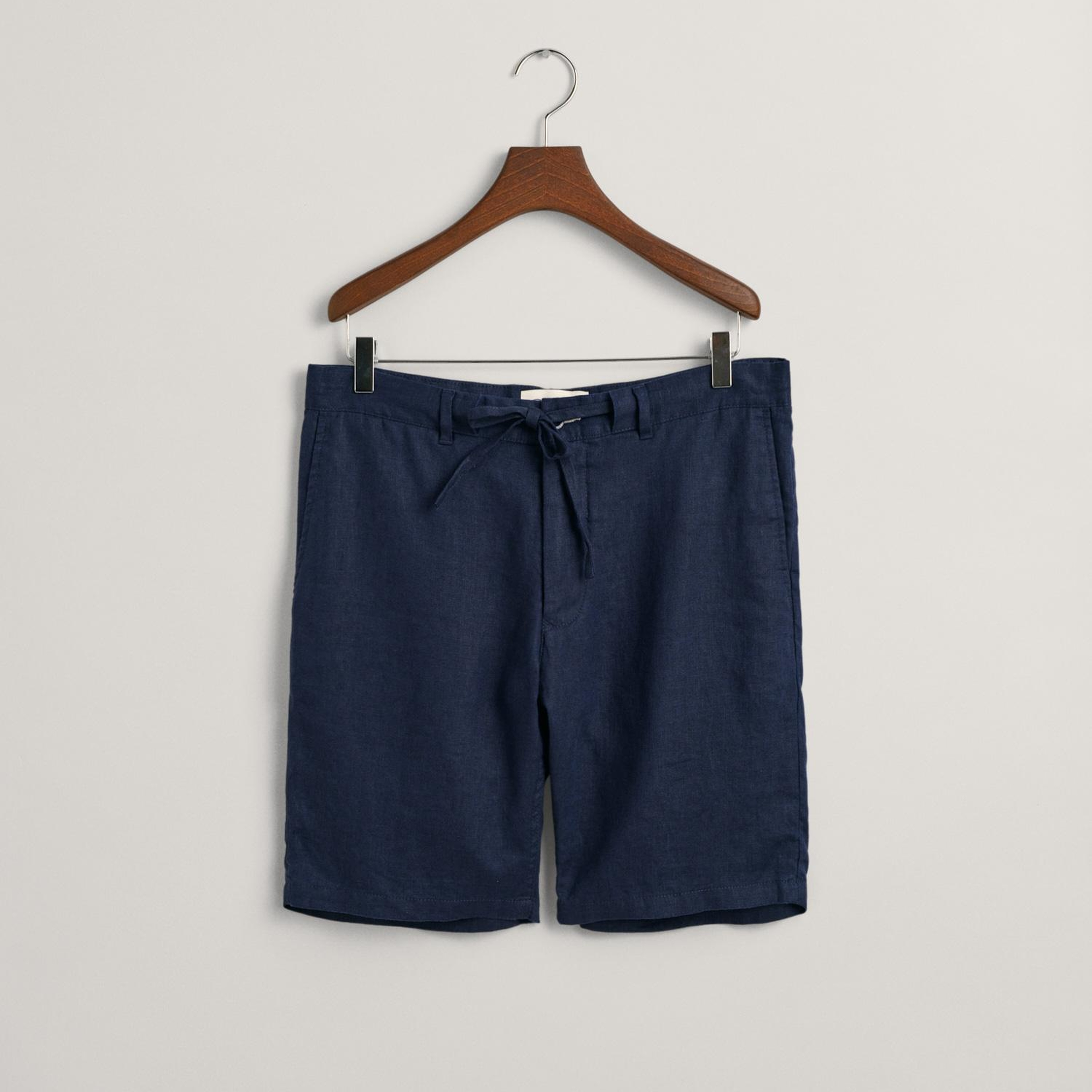 GANT Erkek Lacivert Relaxed Fit Keten Şort