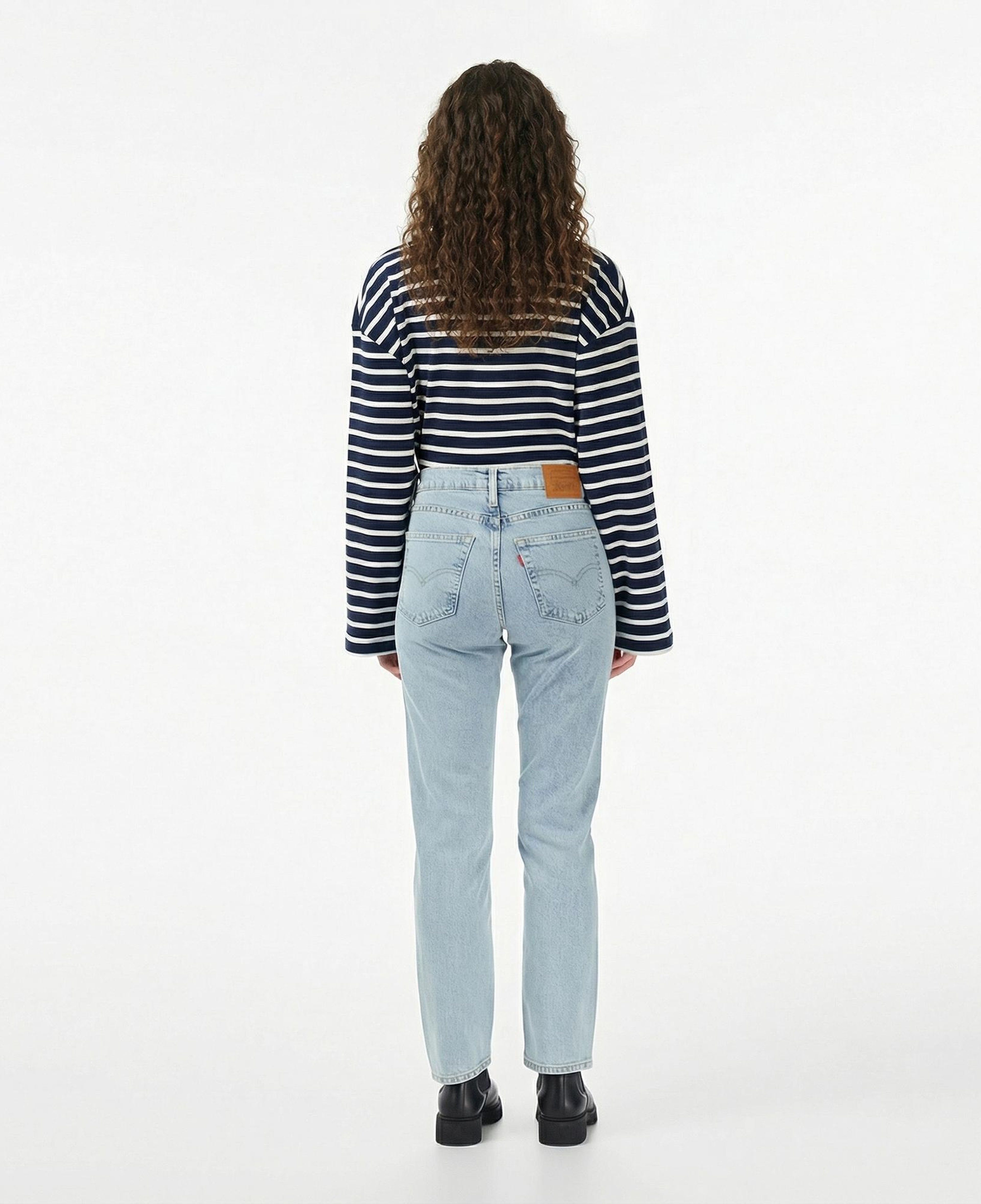 Levi's 724 High Rise Straight Kadın Mavi Jean