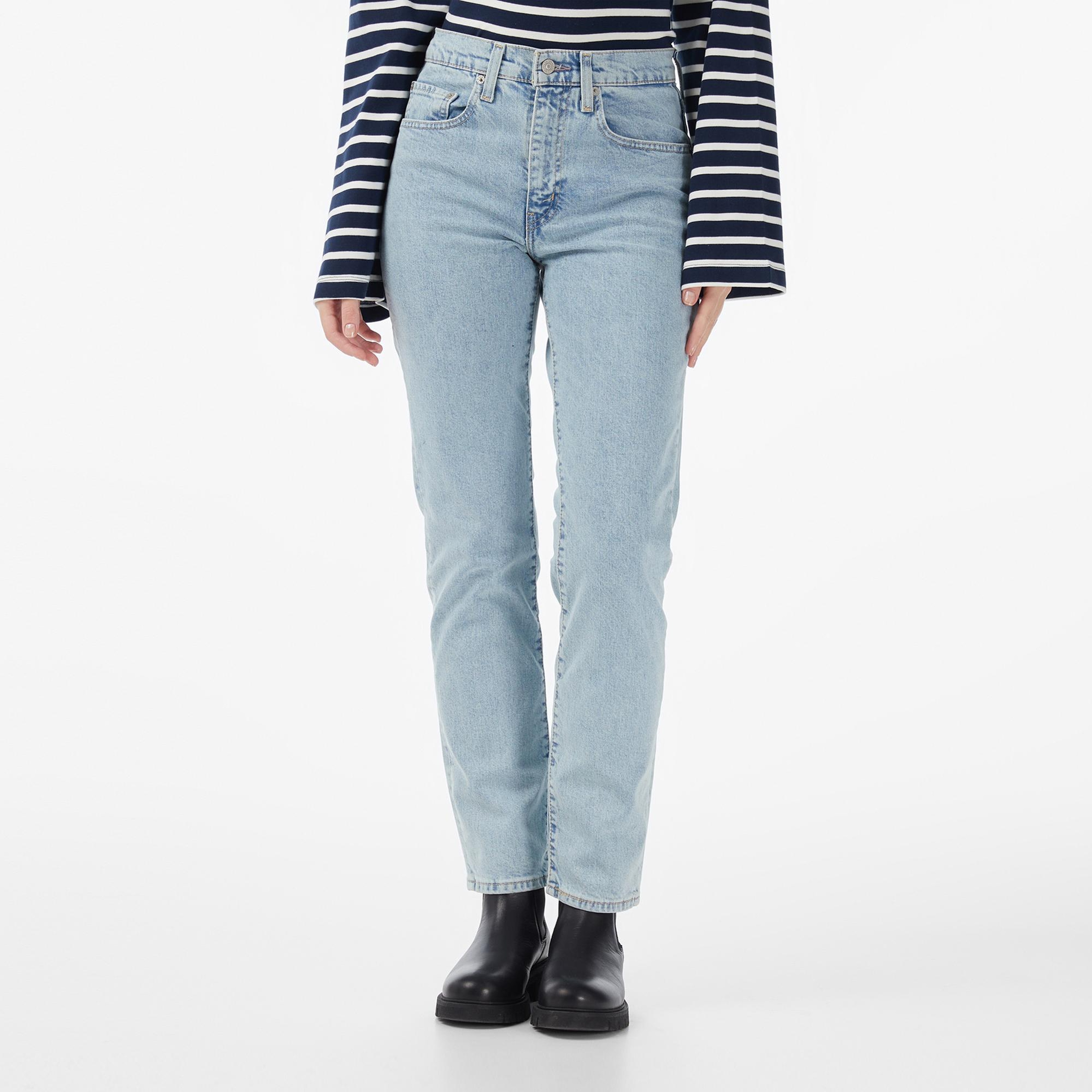 Levi's 724 High Rise Straight Kadın Mavi Jean