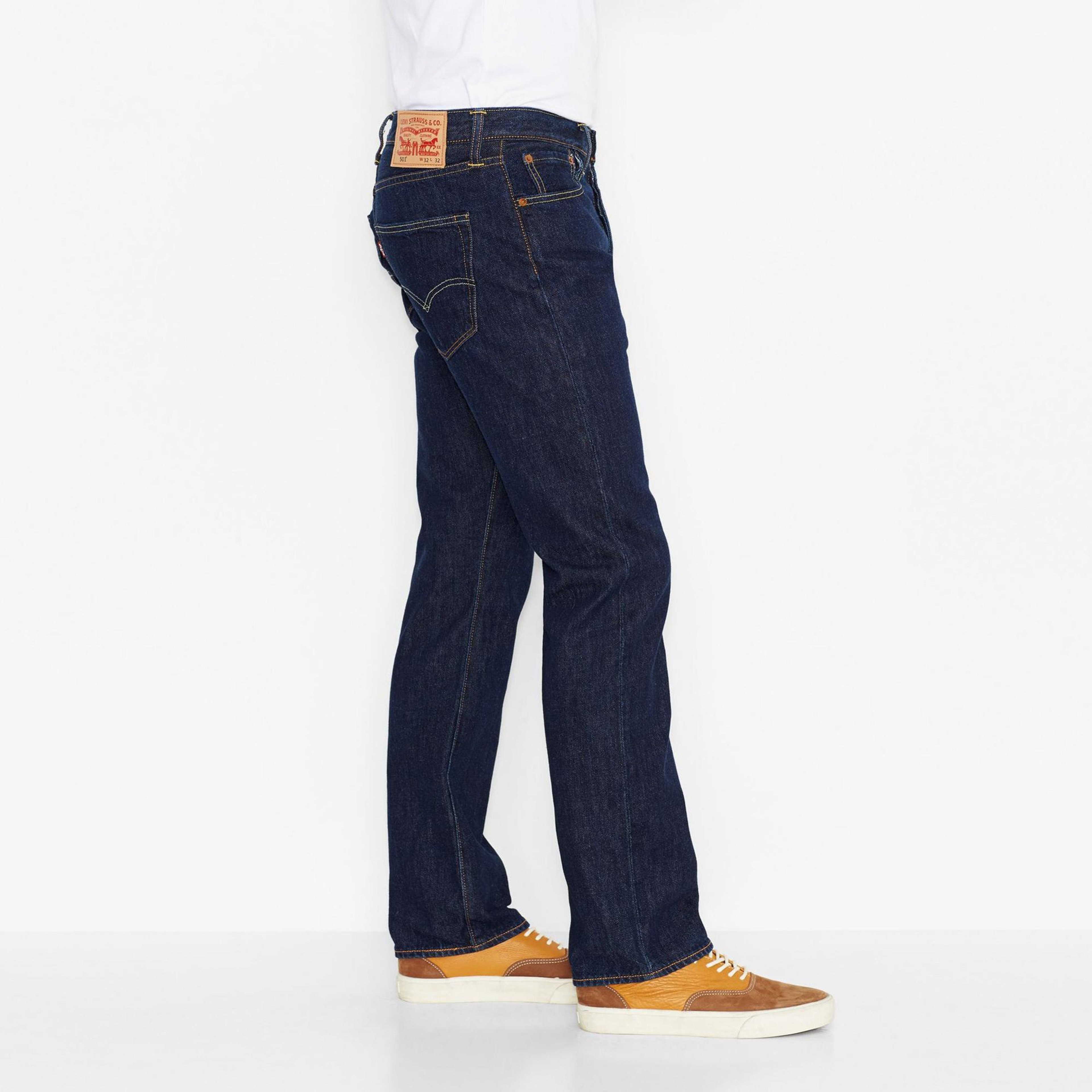 Levi's 501 Original Local Onewash Erkek Lacivert Jean
