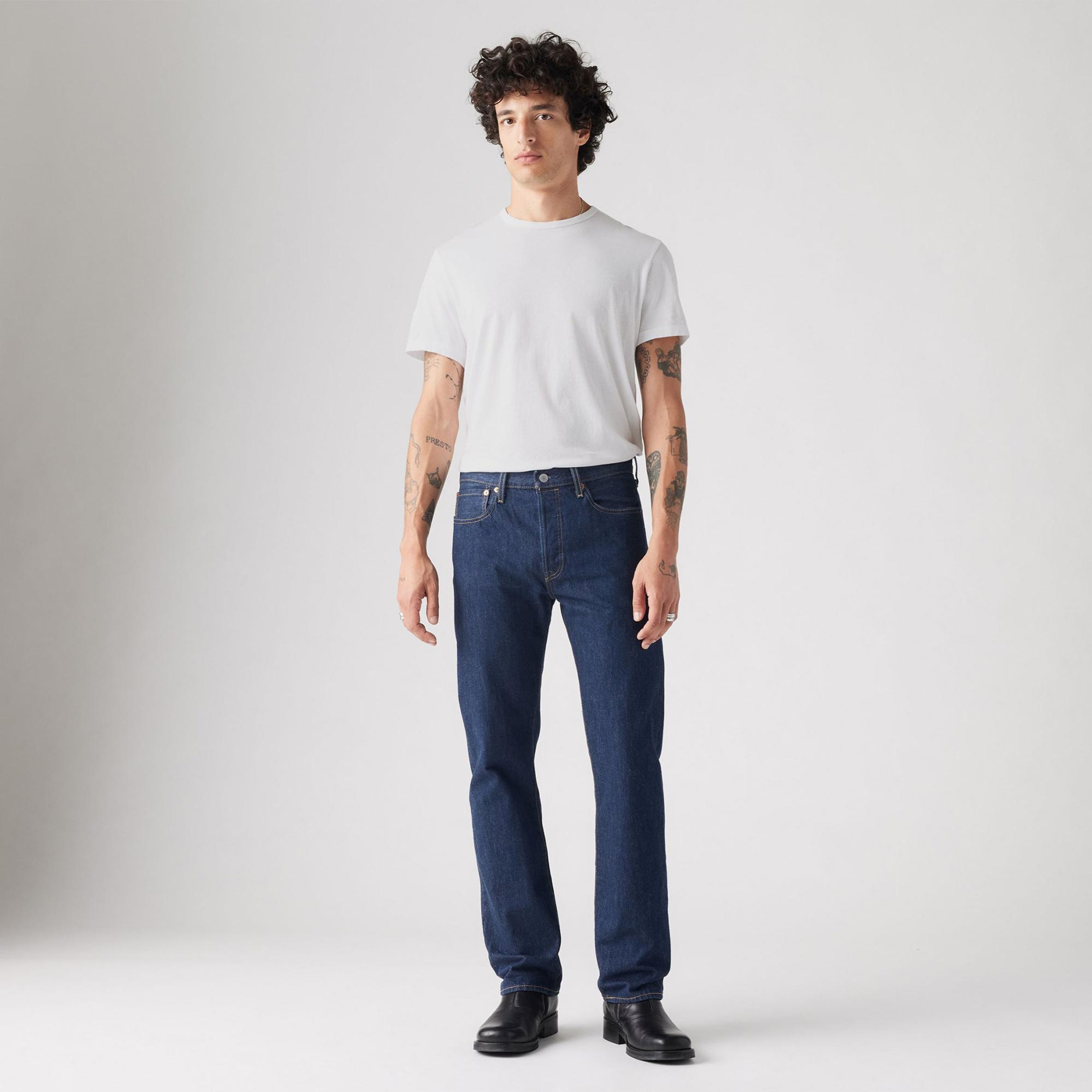 Levi's 501 Original Local Onewash Erkek Lacivert Jean