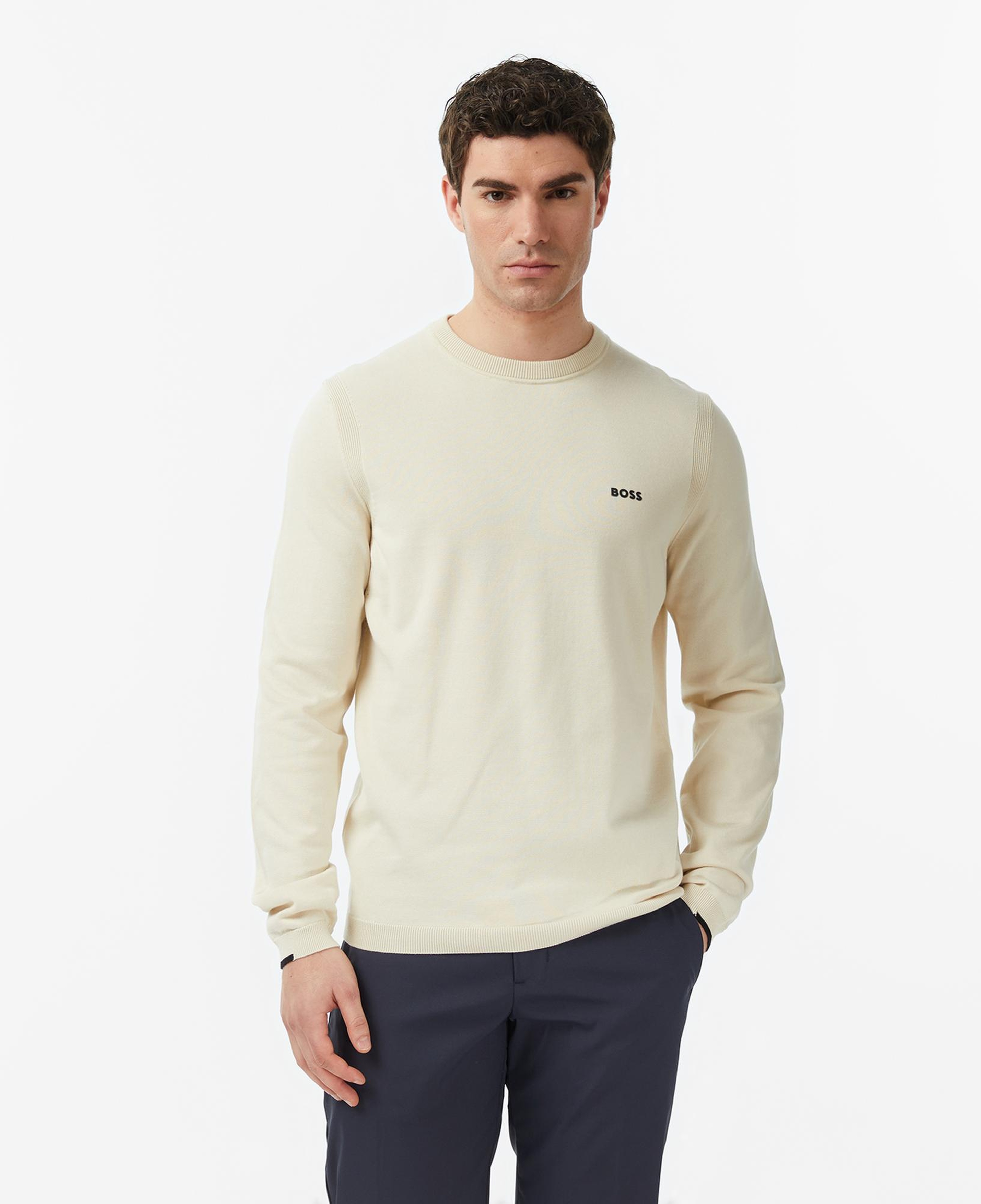 Boss Ever-X Erkek Beyaz Triko