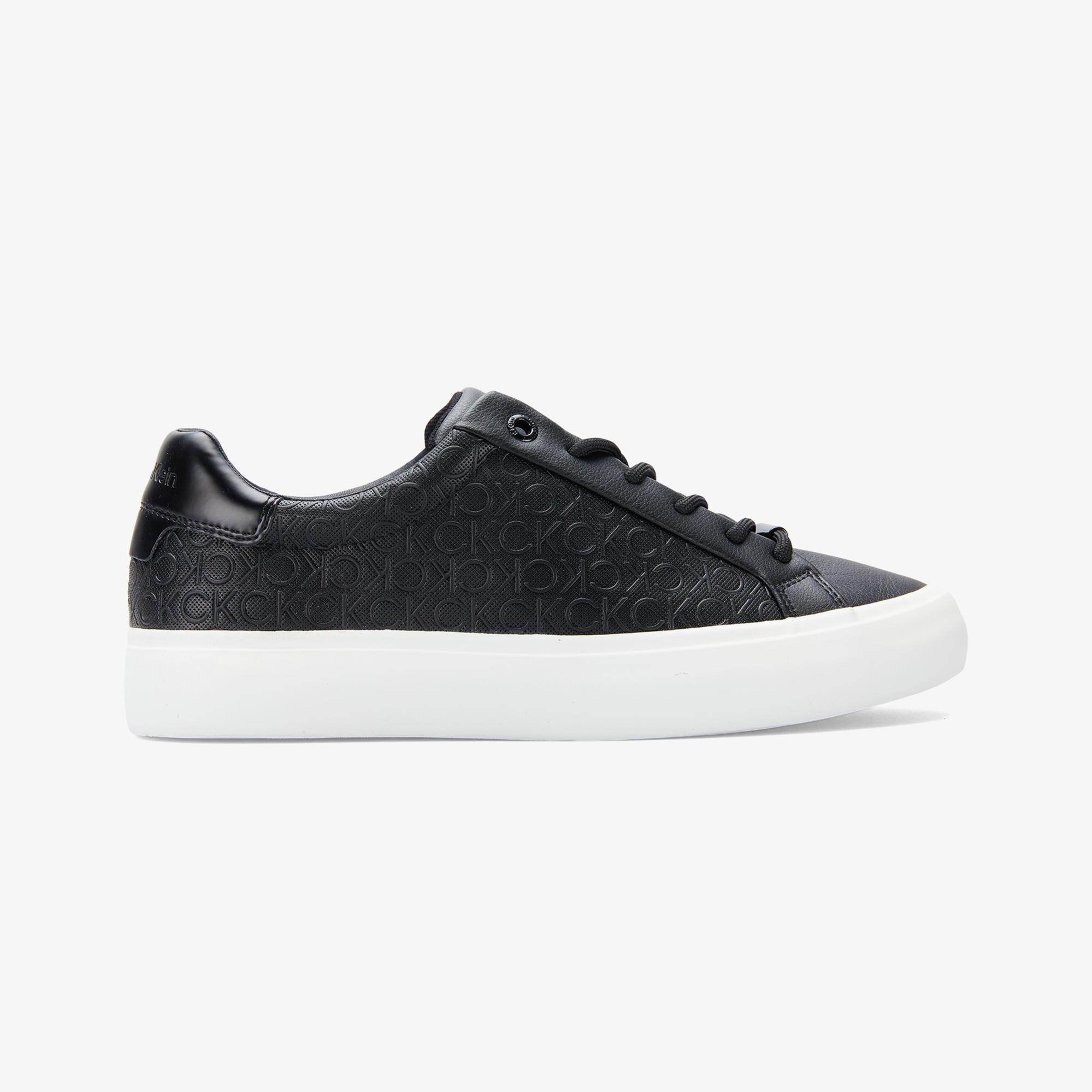 Calvin Klein Vulc Lace Up Mono Kadın Siyah Sneaker