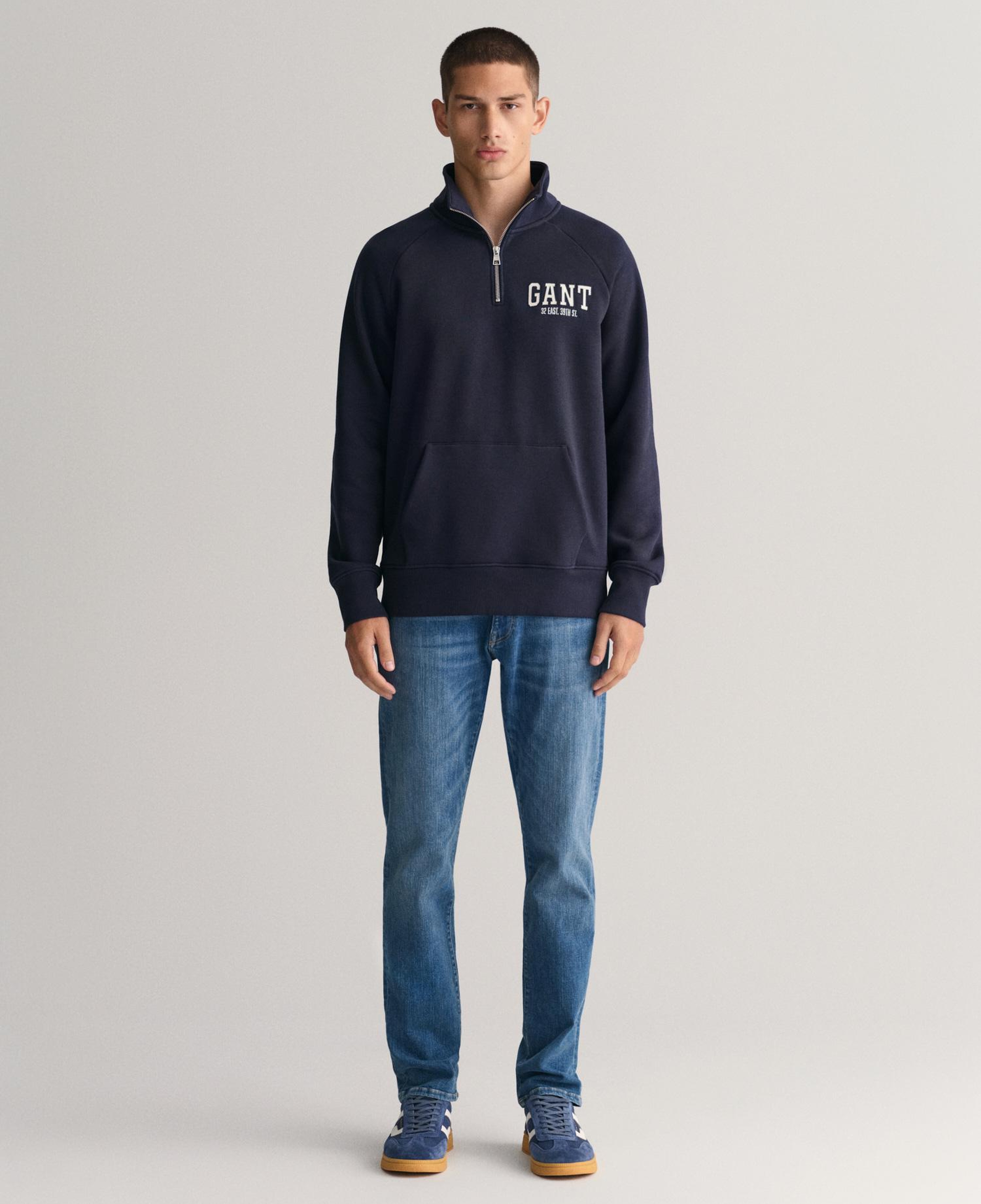 GANT Erkek Mavi Extra Slim Fit Jean Pantolon