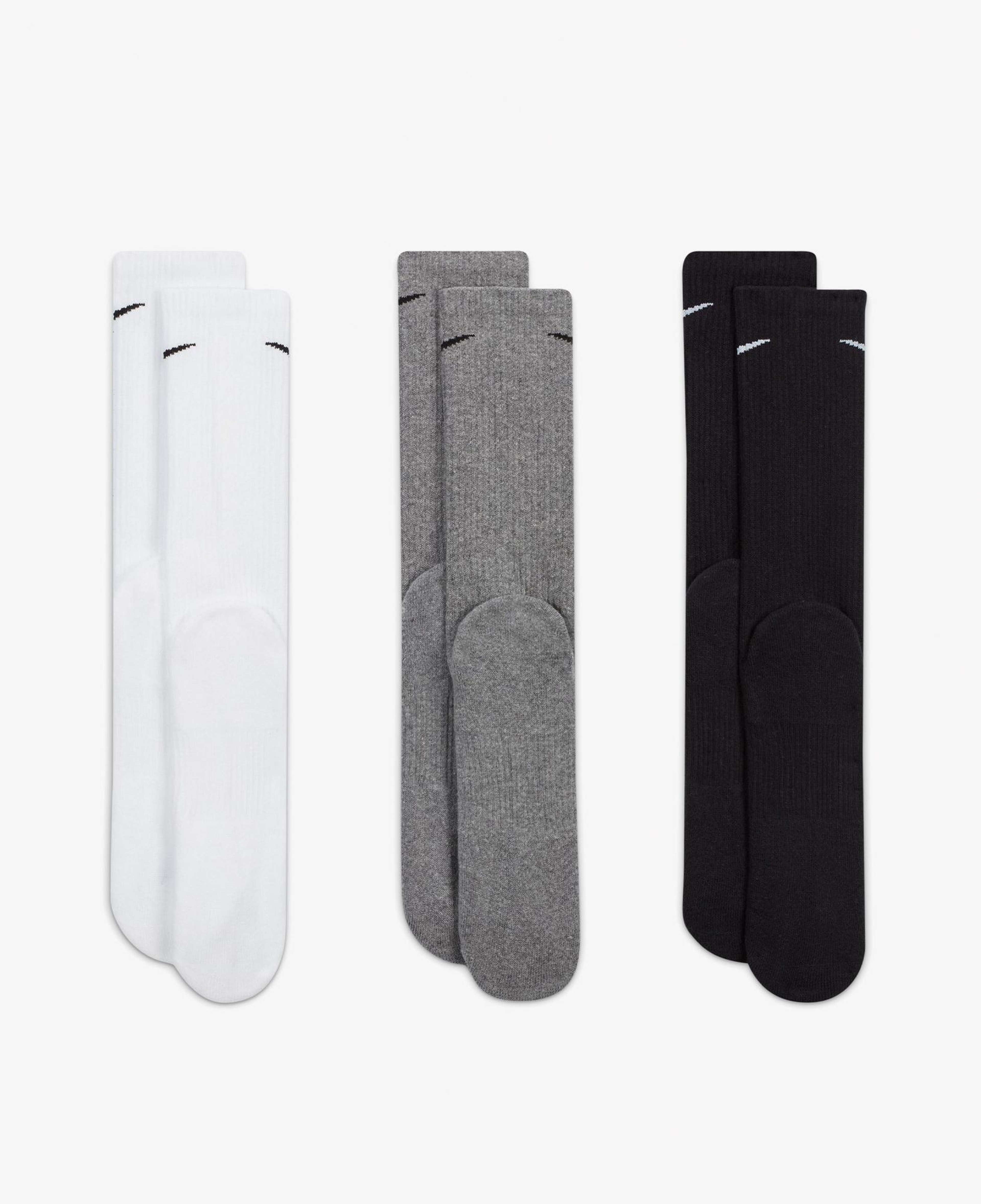 Nike Everyday Plus Cushioned Unisex Renkli 3'lü Çorap