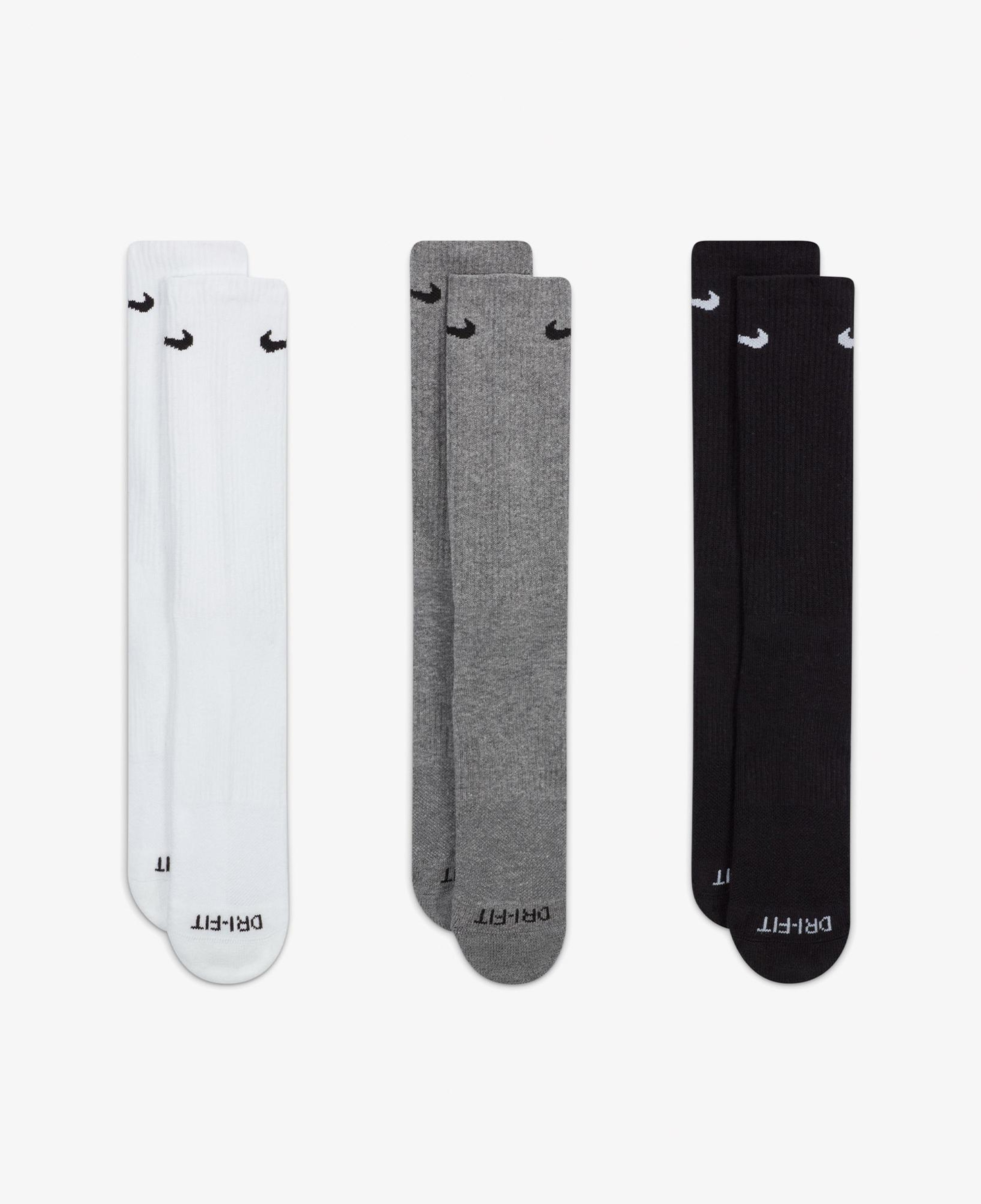 Nike Everyday Plus Cushioned Unisex Renkli 3'lü Çorap