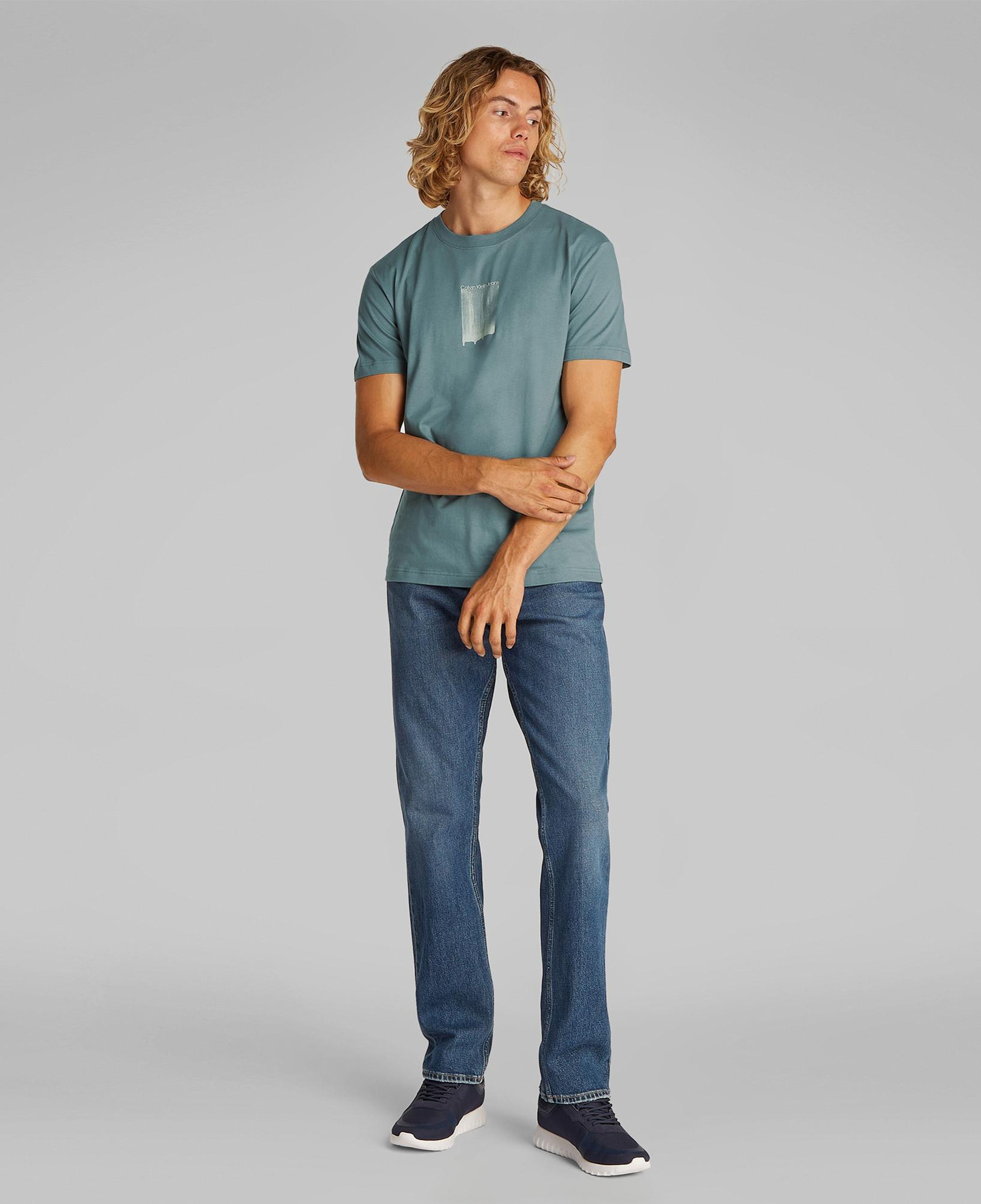 Calvin Klein Erkek Mavi T-Shirt