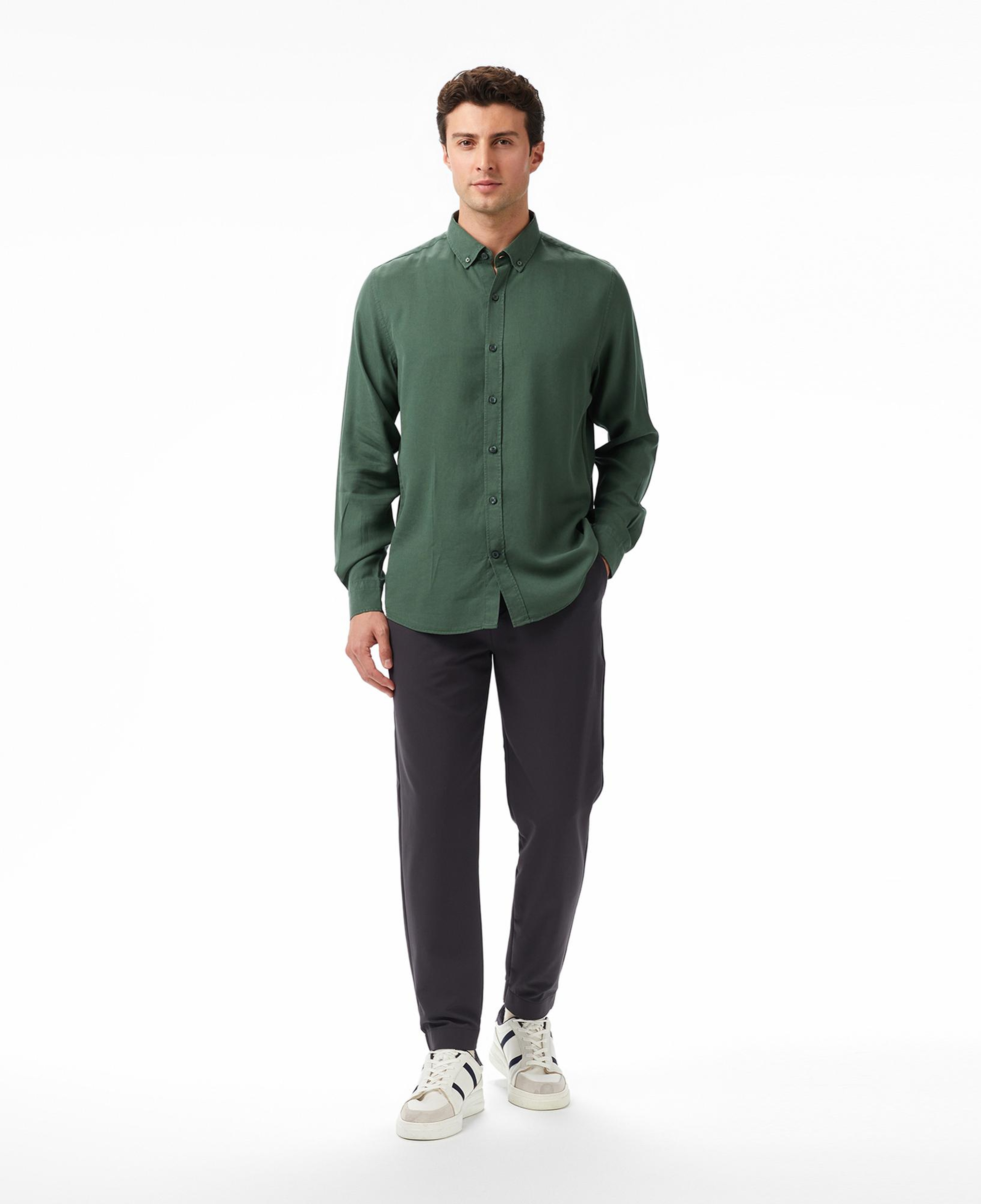 Nautica Erkek Yeşil Classic Fit Gömlek