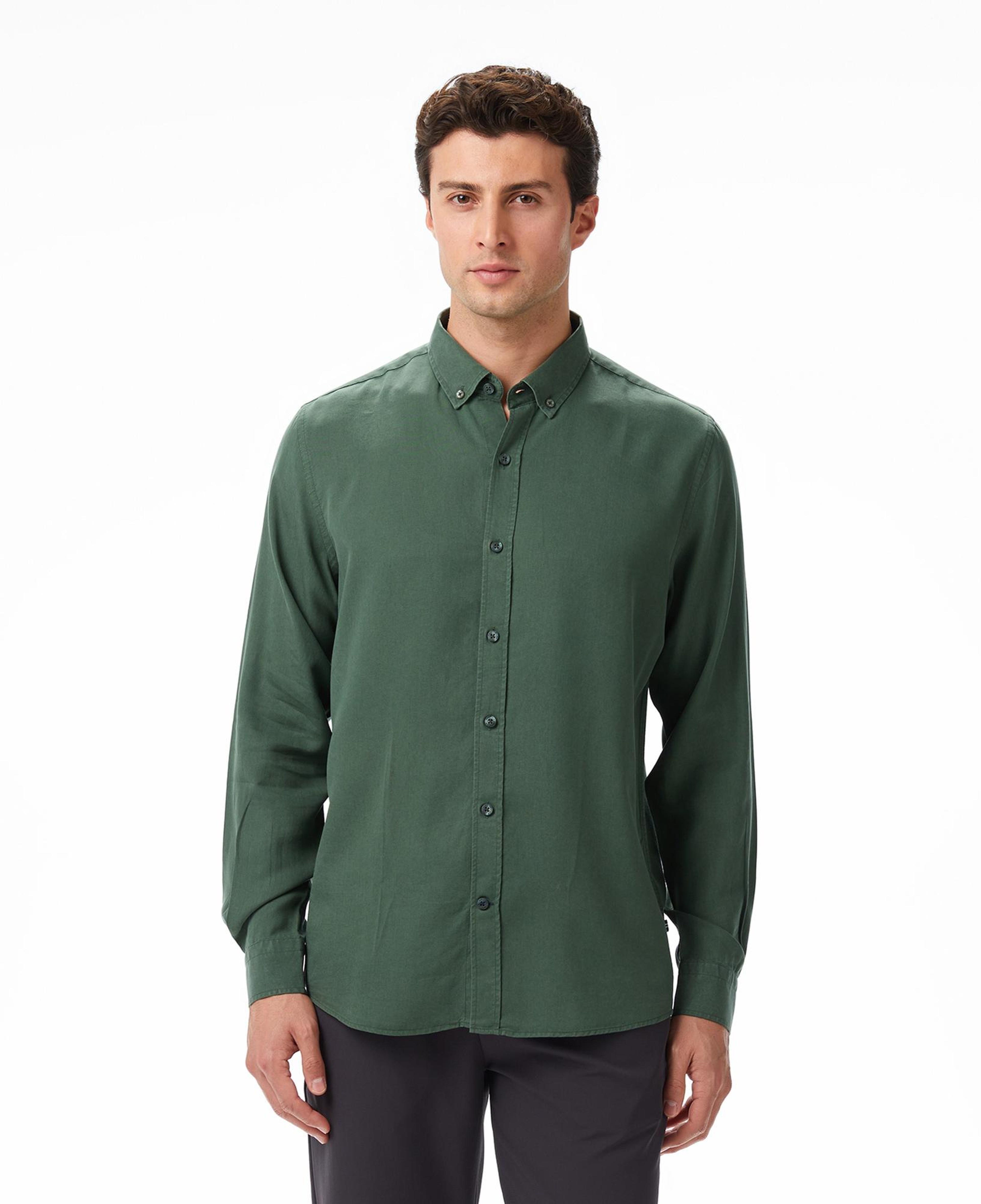 Nautica Erkek Yeşil Classic Fit Gömlek