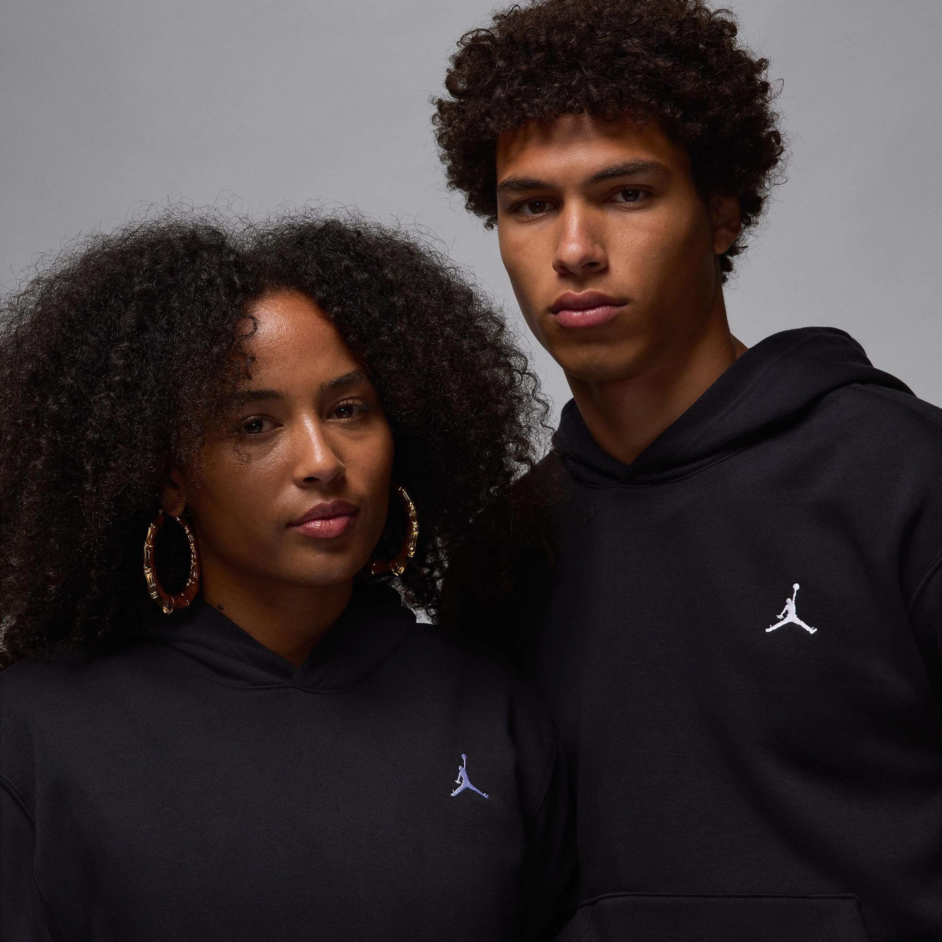 Jordan Brooklyn Fleece Erkek Siyah Kapüşonlu Sweatshirt