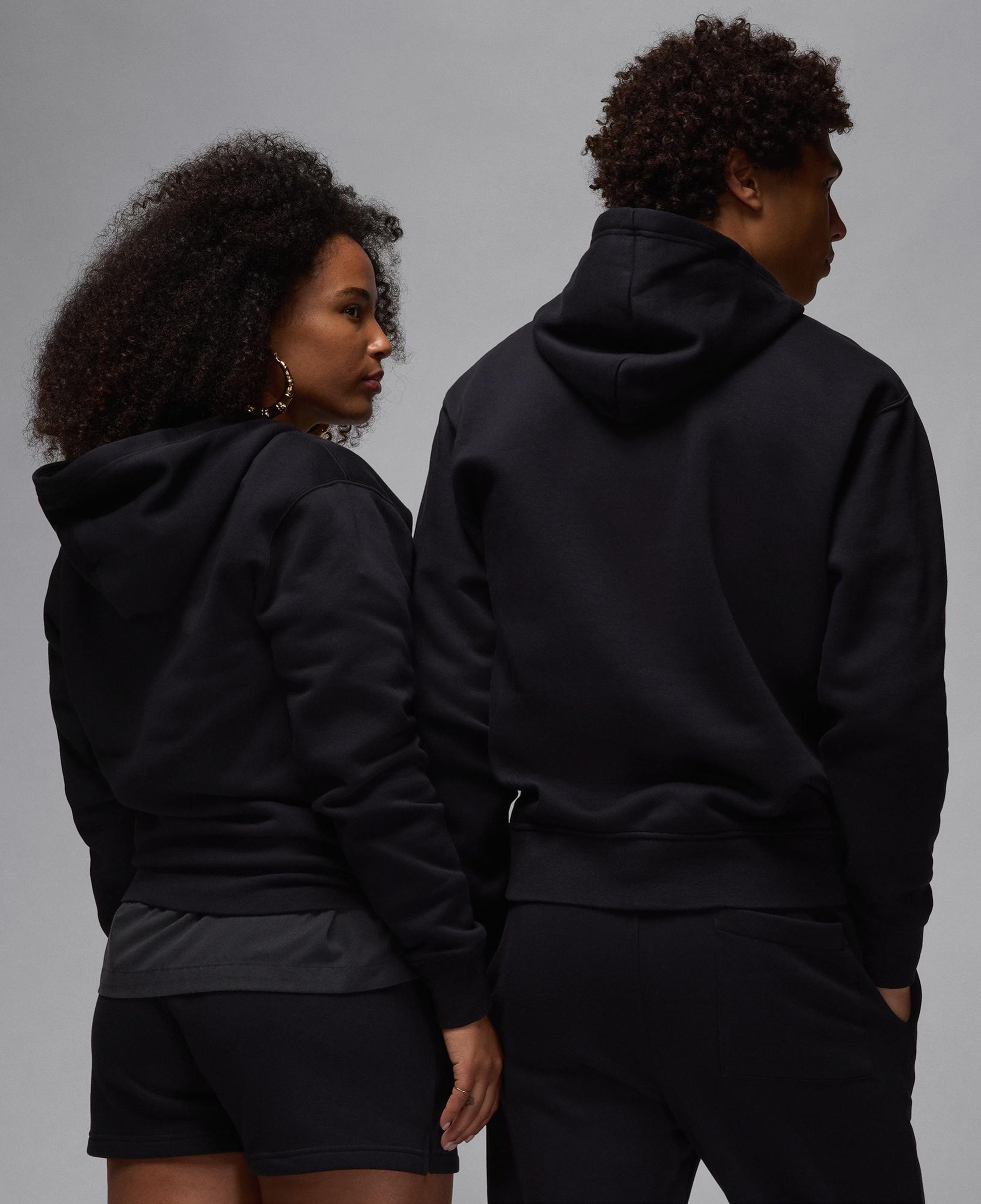 Jordan Brooklyn Fleece Erkek Siyah Kapüşonlu Sweatshirt