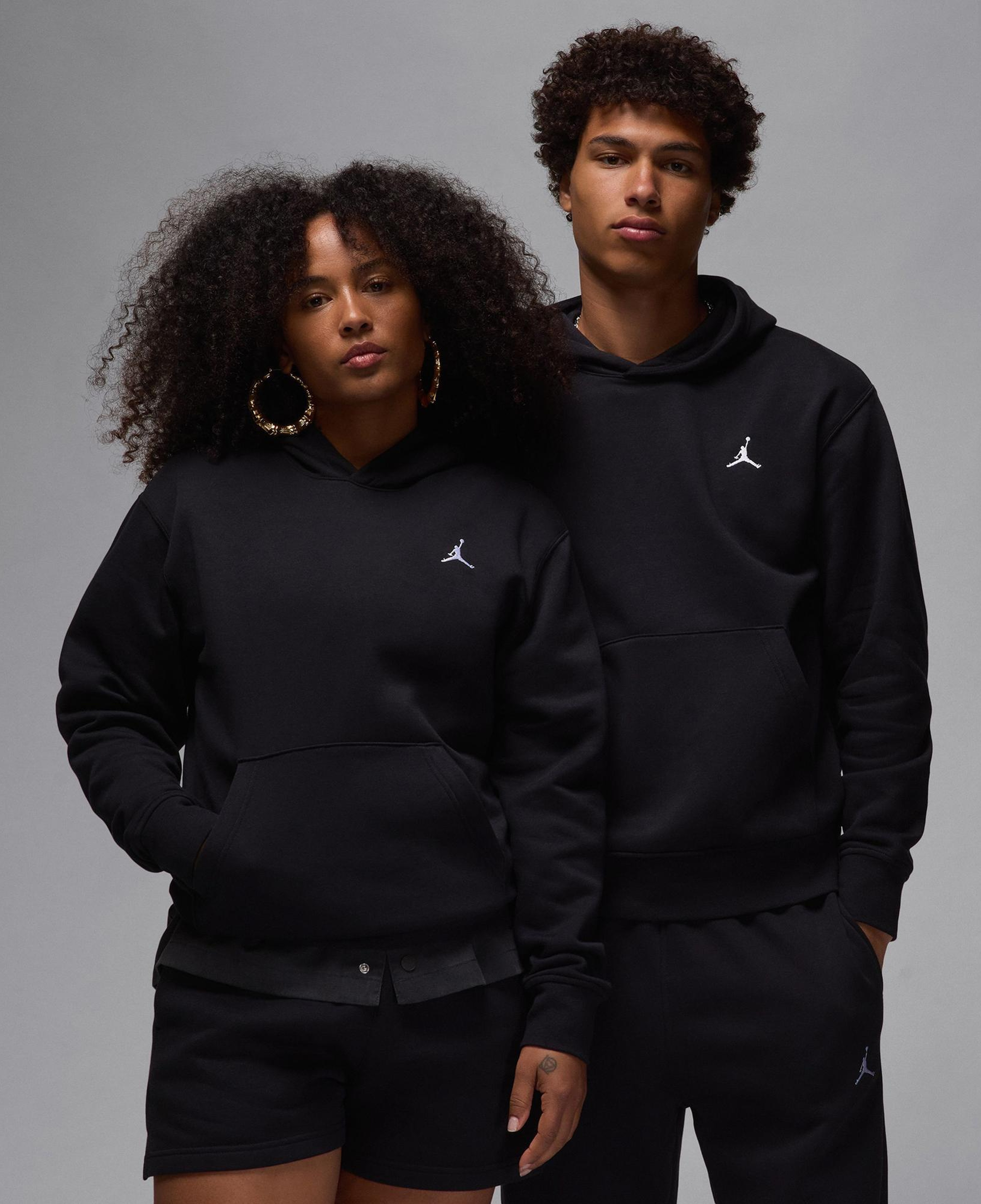 Jordan Brooklyn Fleece Erkek Siyah Kapüşonlu Sweatshirt