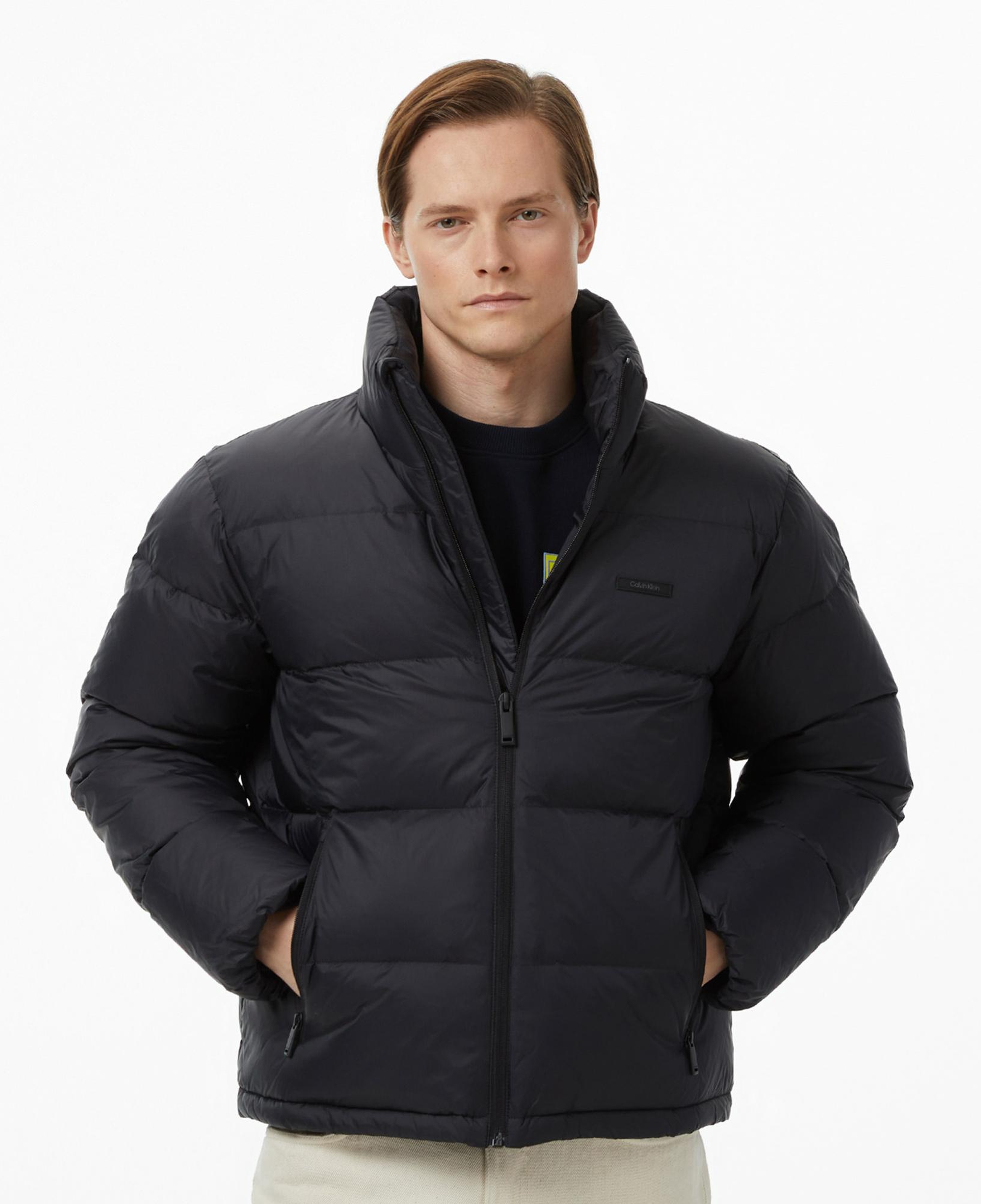 Calvin Klein Nylon Down Puffer Erkek Siyah Mont