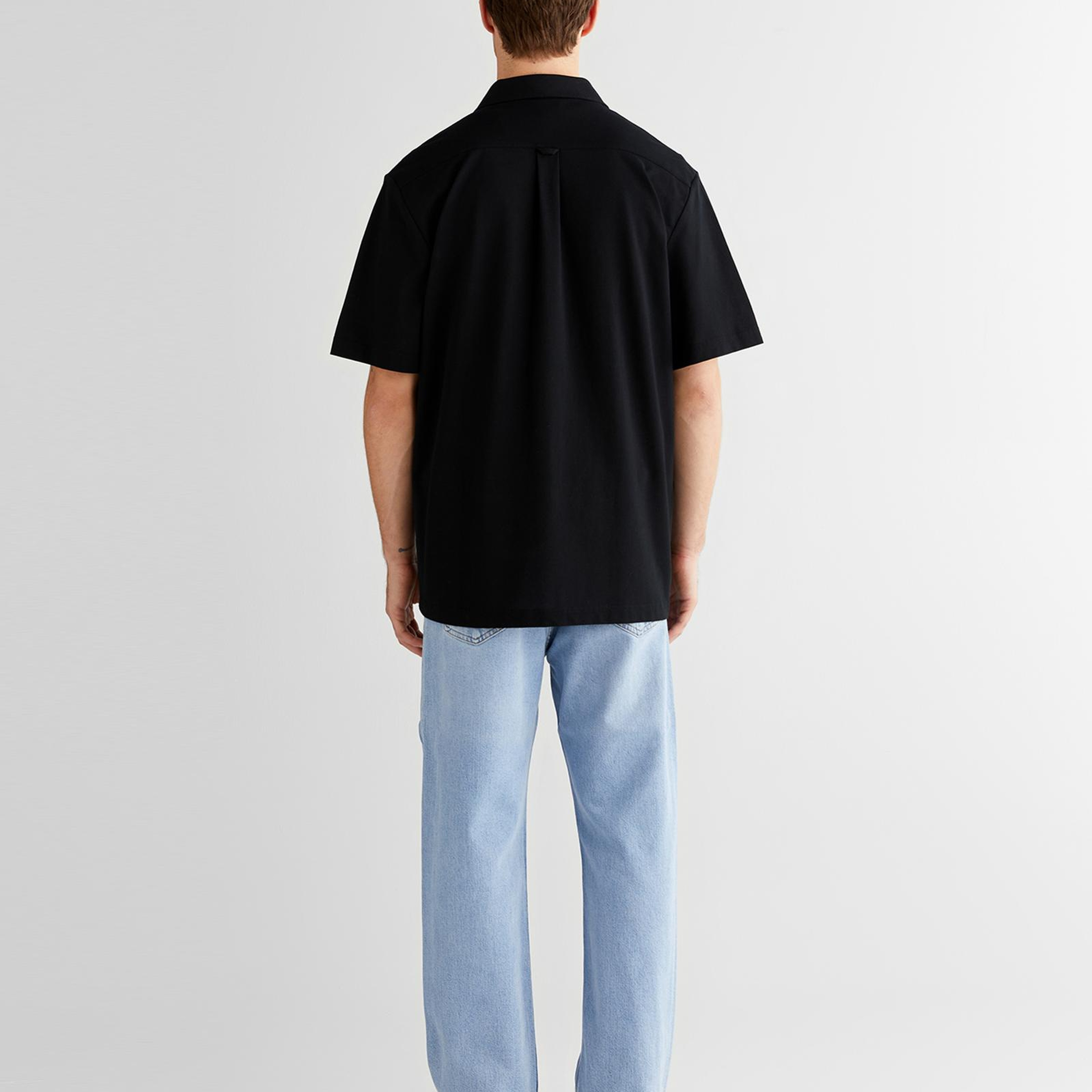 GANT Erkek Siyah Düğmeli Yaka Logolu Gömlek