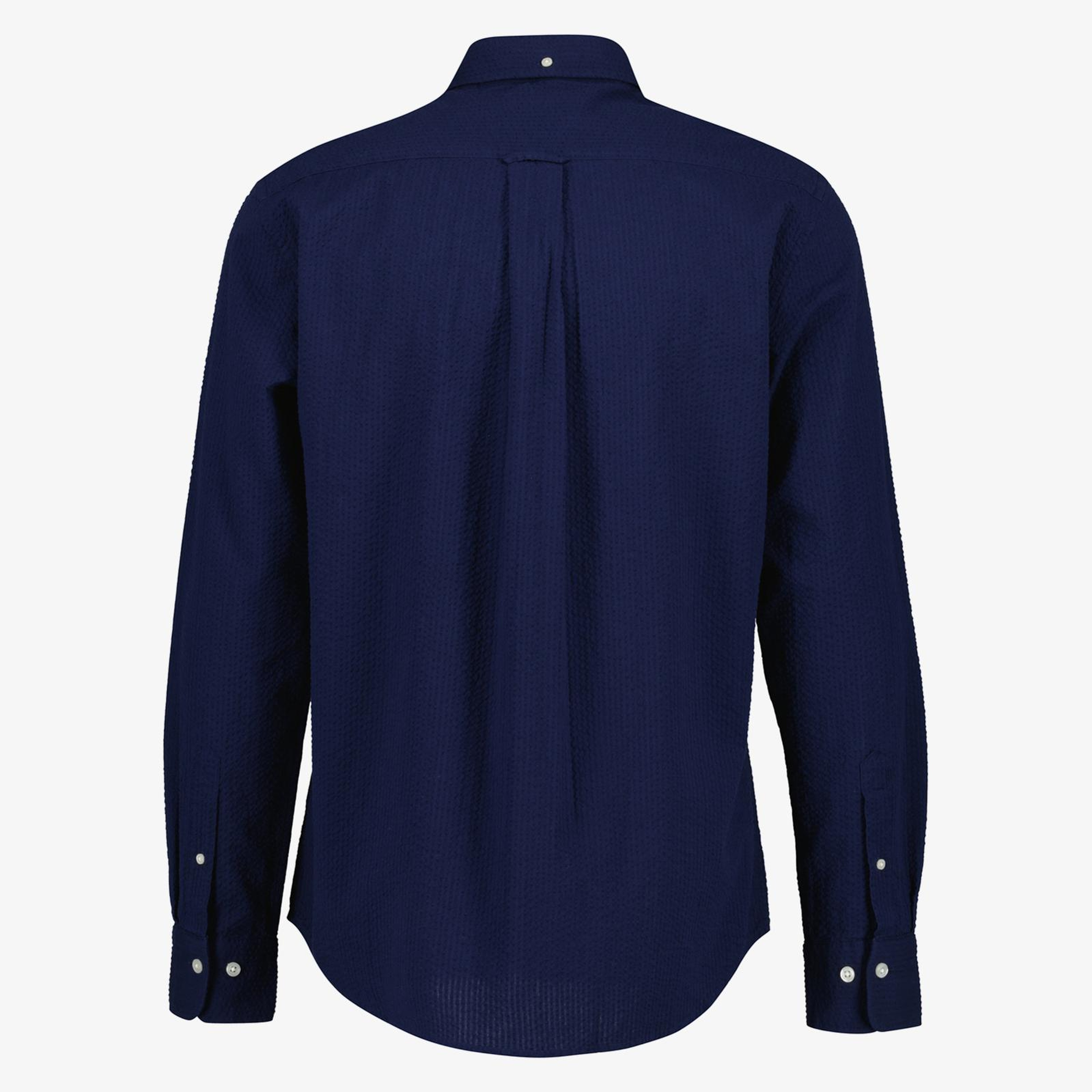 GANT Erkek Mavi Düğmeli Yaka Logolu Gömlek