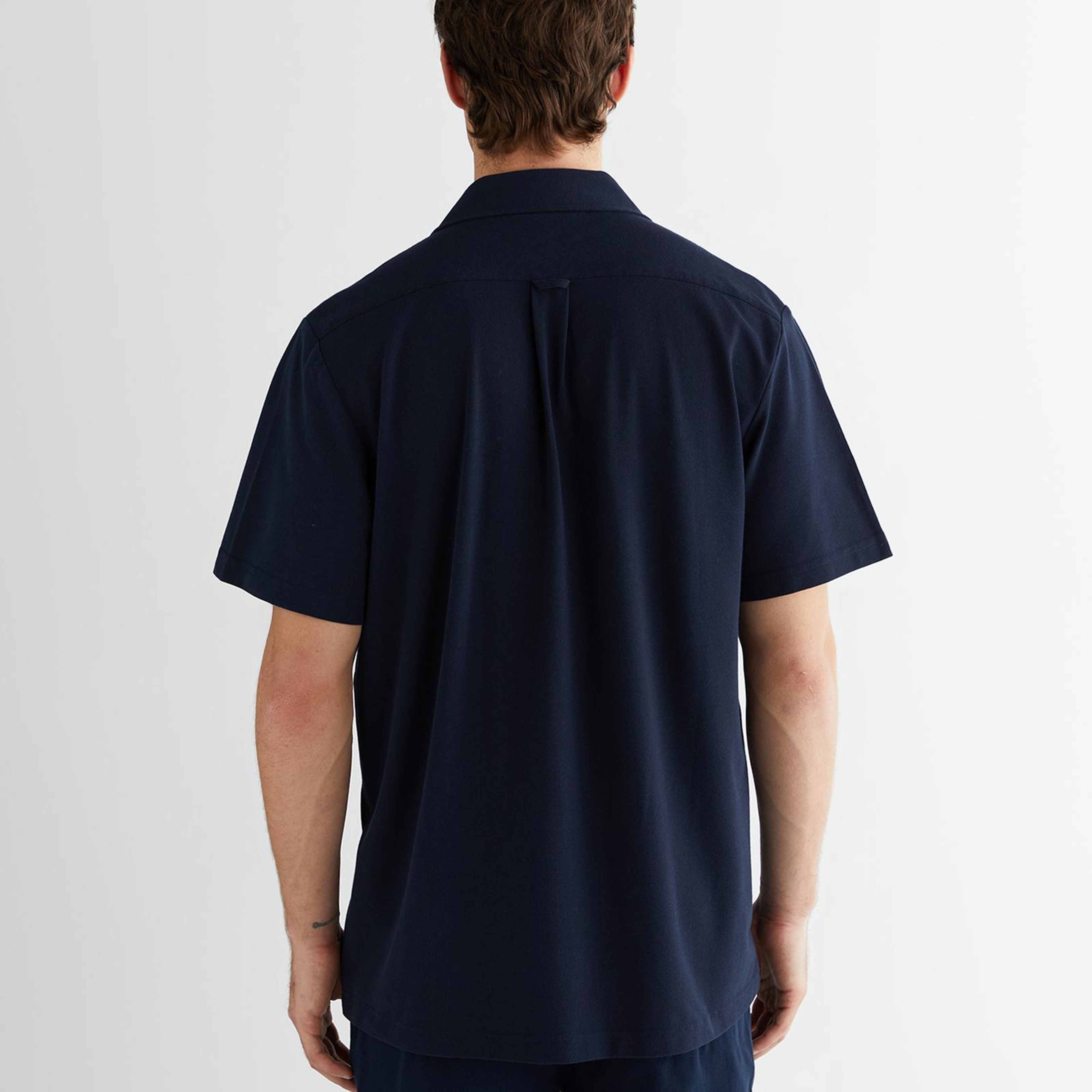 GANT Erkek Lacivert Düğmeli Yaka Logolu Gömlek