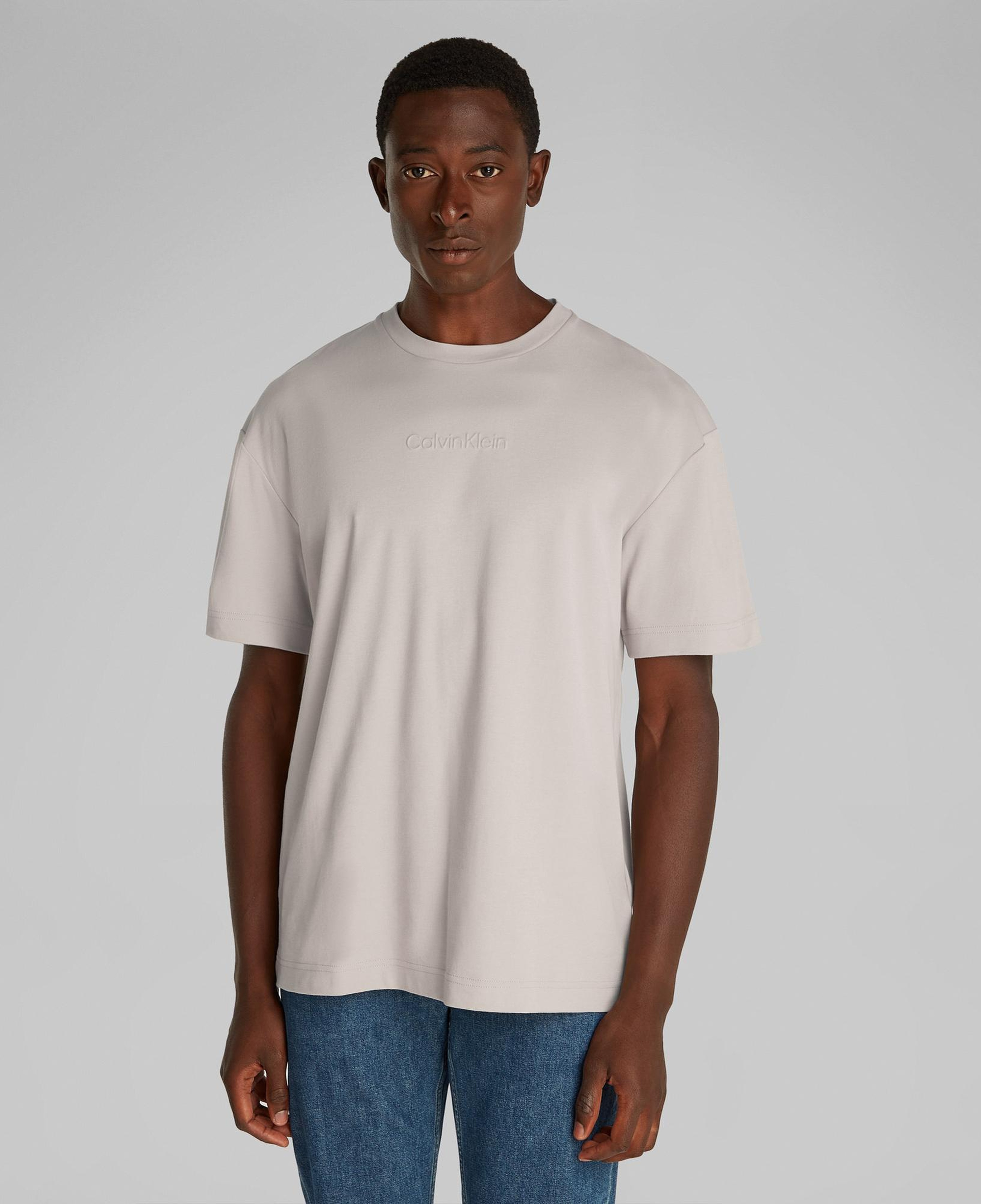 Calvin Klein Erkek Gri T-Shirt