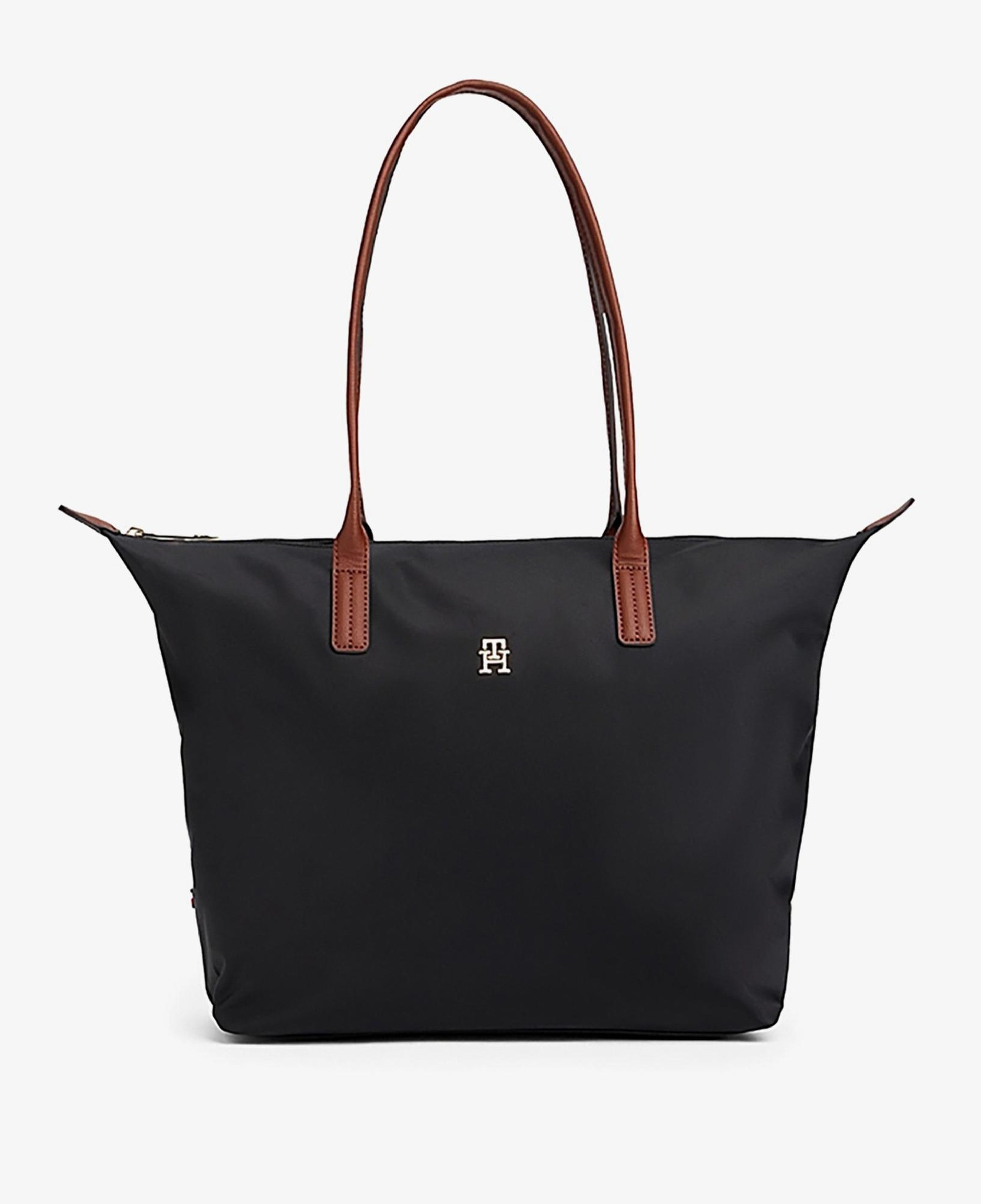 Tommy Hilfiger Popette Kadın Siyah Tote Çanta