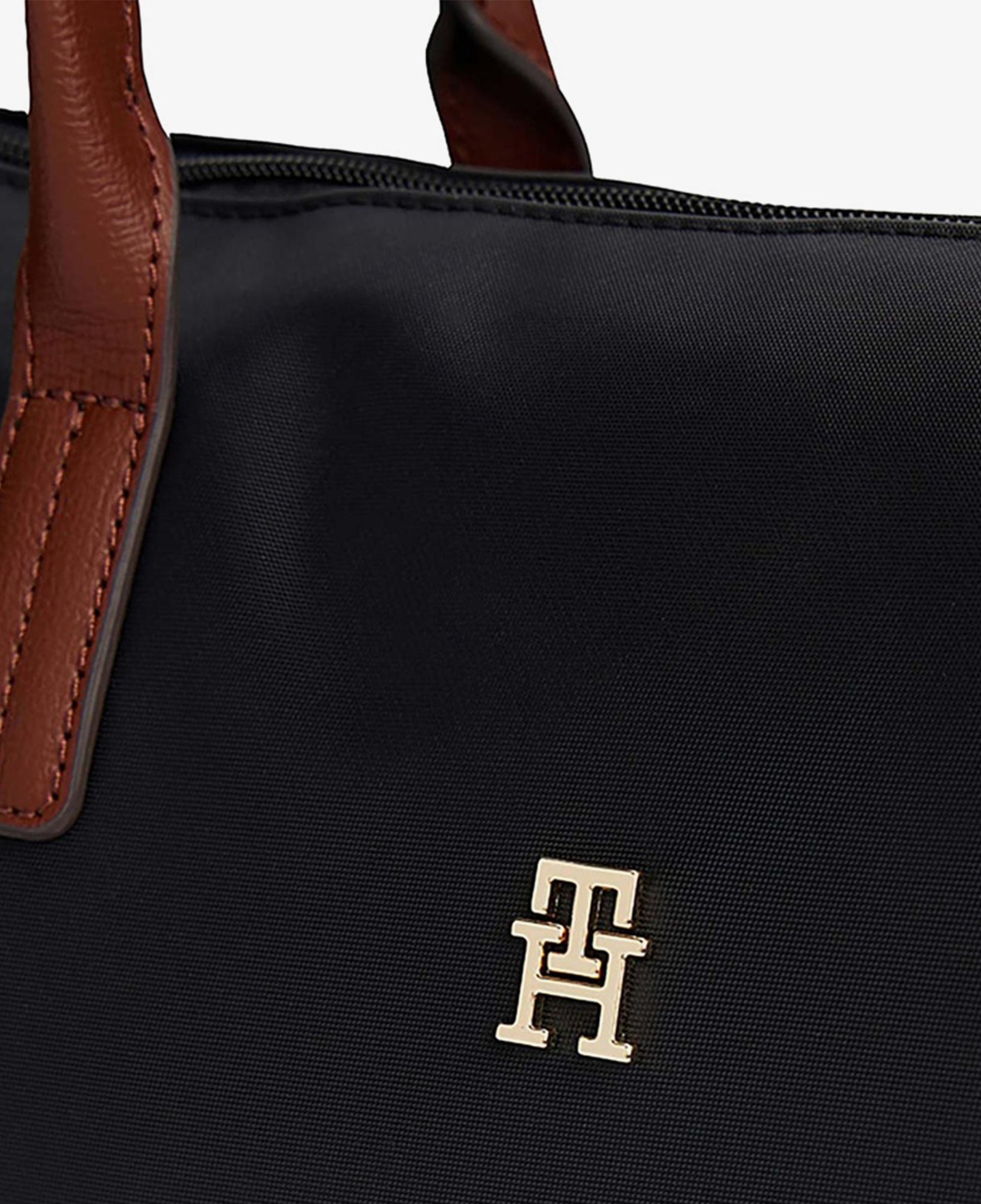 Tommy Hilfiger Popette Kadın Siyah Tote Çanta