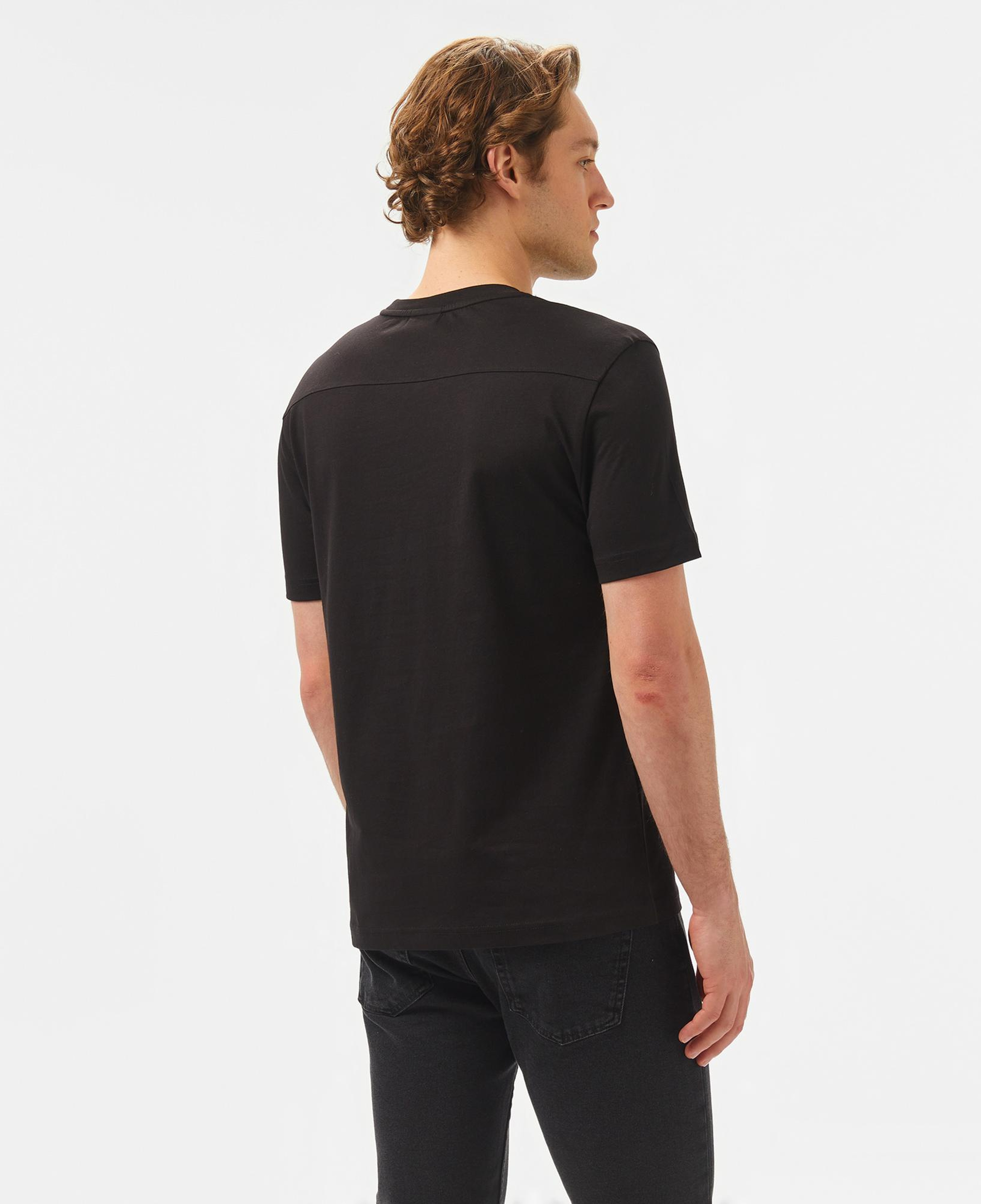 Calvin Klein Logo Erkek Siyah T-Shirt