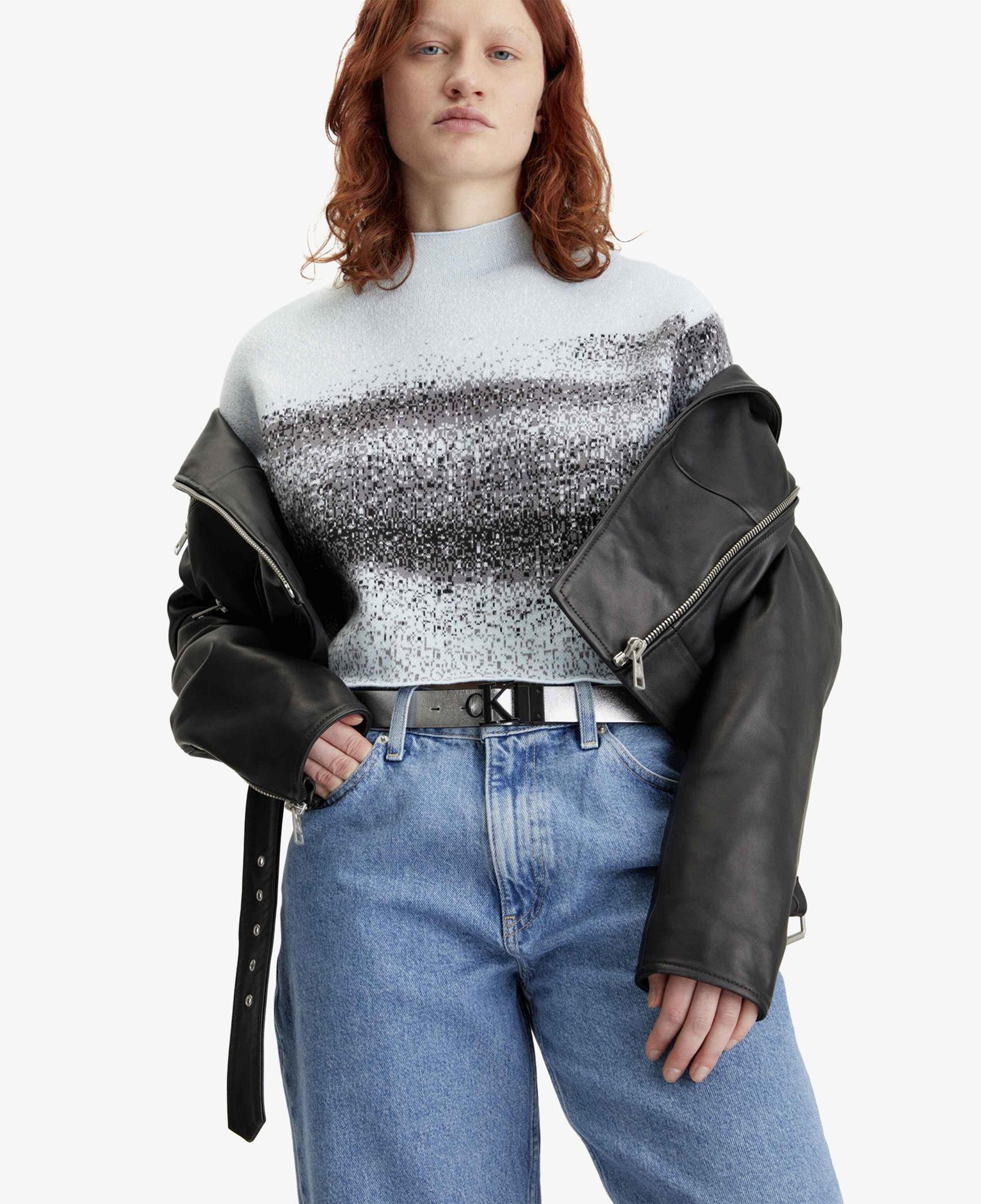 Calvin Klein Jeans Monogram Kadın Siyah Kemer