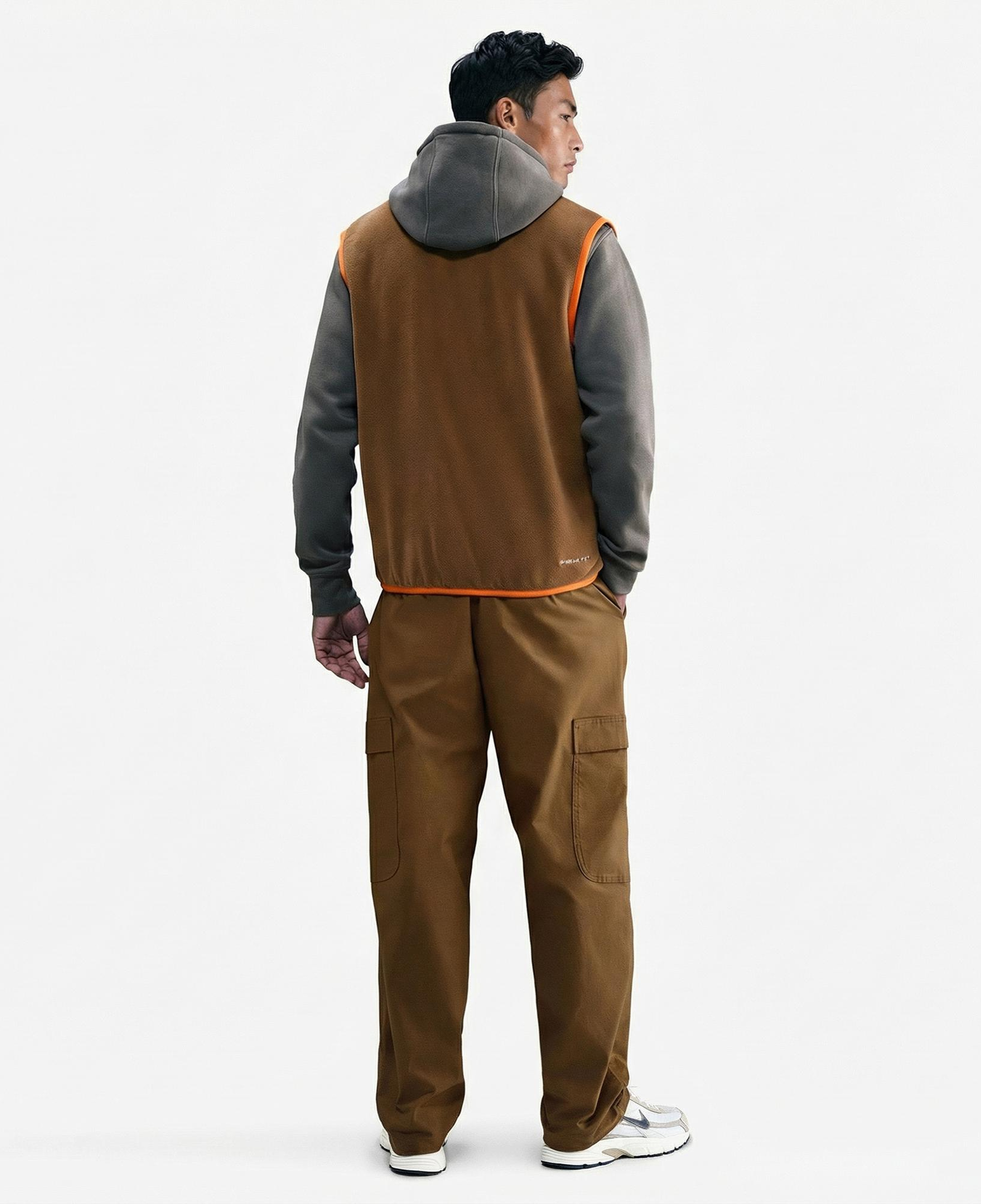 Nike Sportswear Club Winterized Erkek Kahverengi Yelek