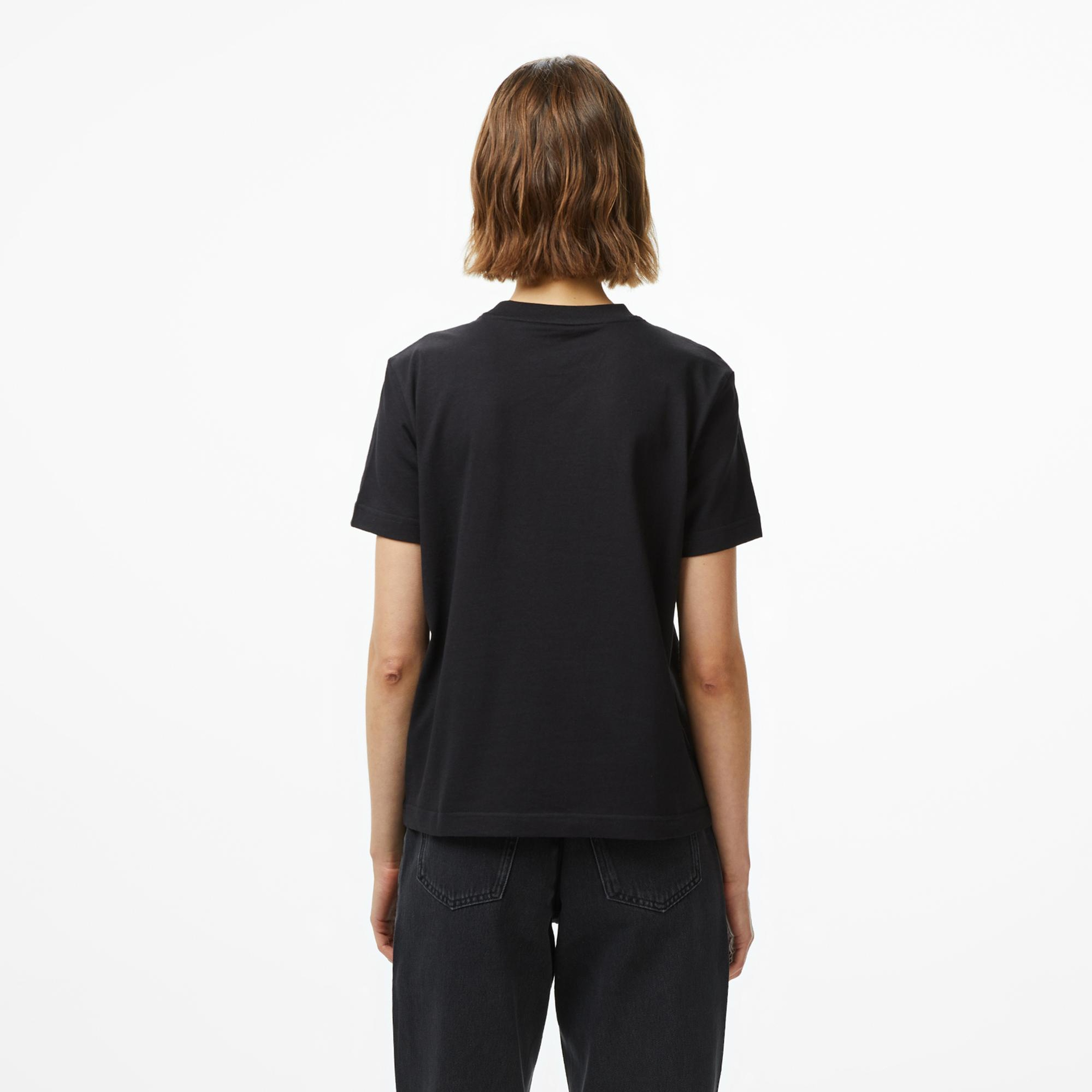 Calvin Klein Hero Classic Monologo Kadın Siyah T-Shirt