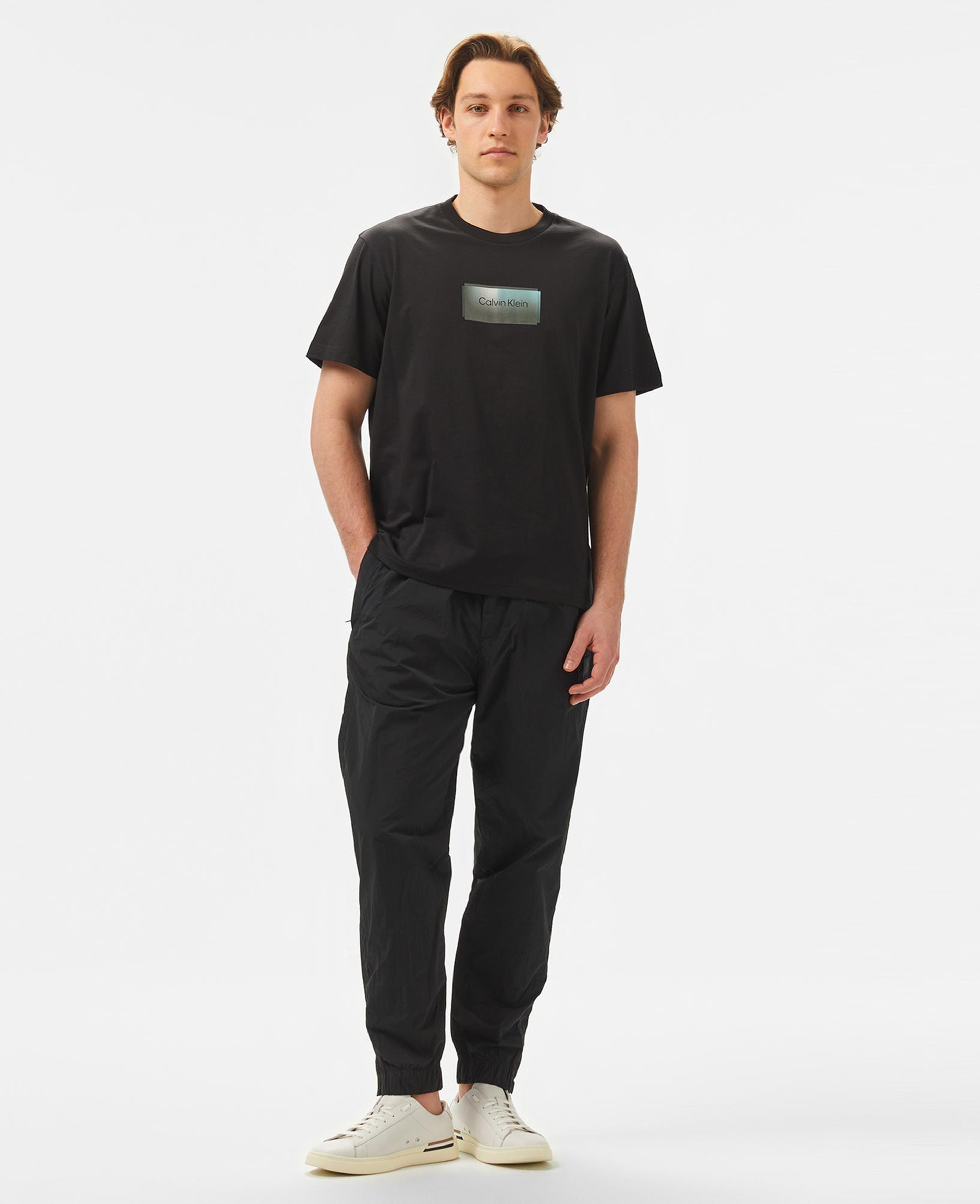 Calvin Klein Logo Erkek Siyah T-Shirt