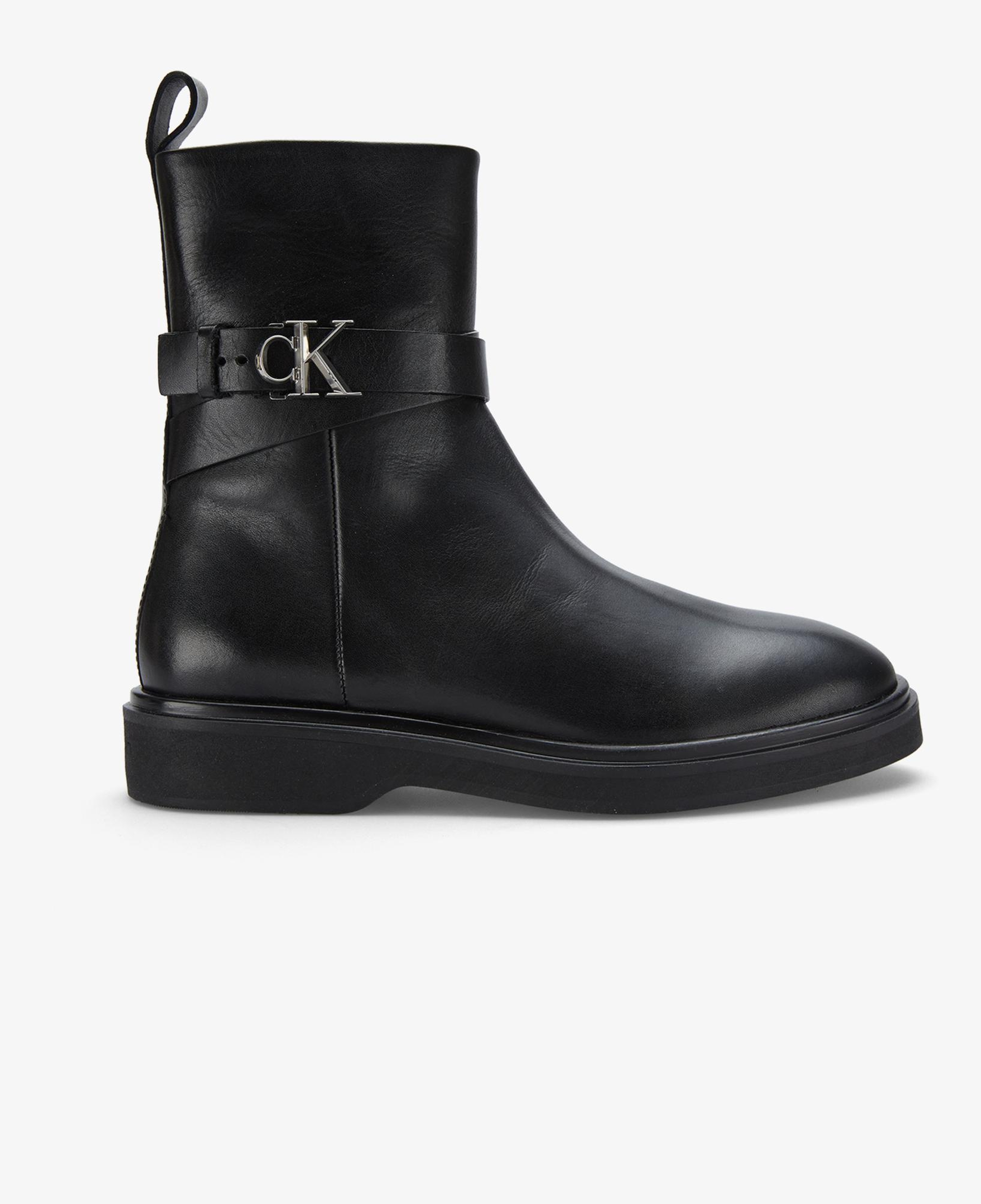 Calvin Klein Ankle Metal Logo Kadın Siyah Bot
