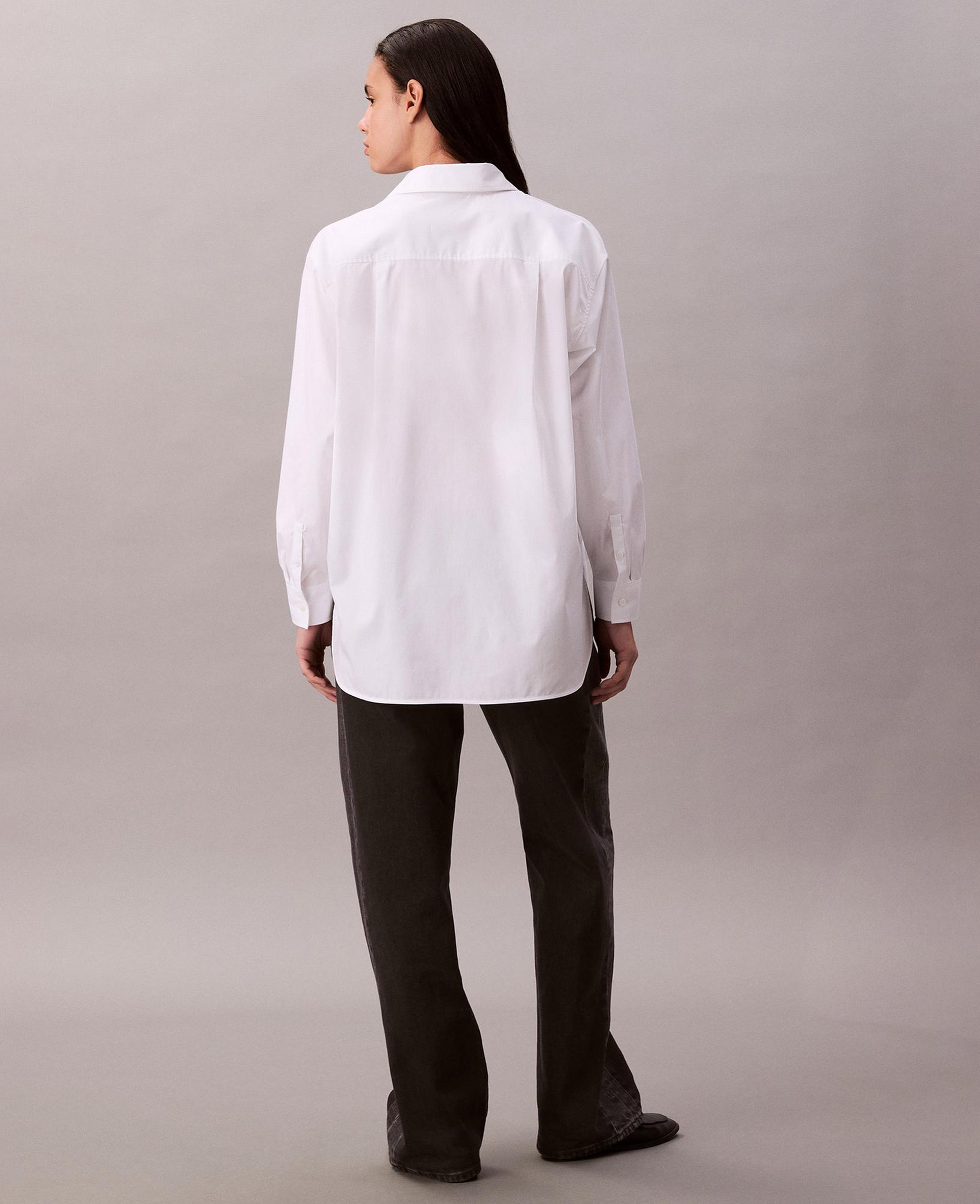 Calvin Klein Poplin Relaxed Kadın Beyaz Gömlek