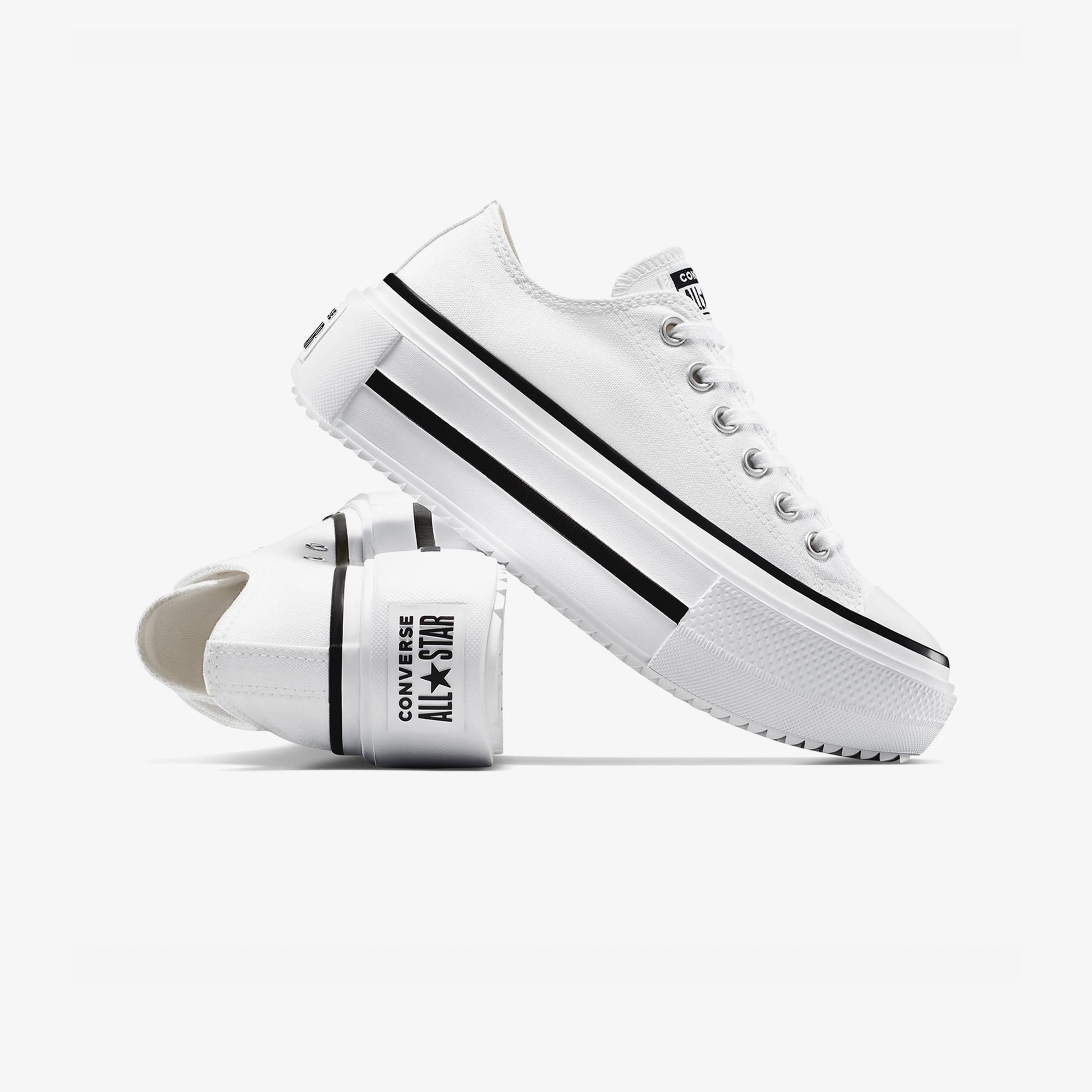 Converse Chuck Taylor All Star Lift Double Stack Platform Kadın Beyaz Sneaker