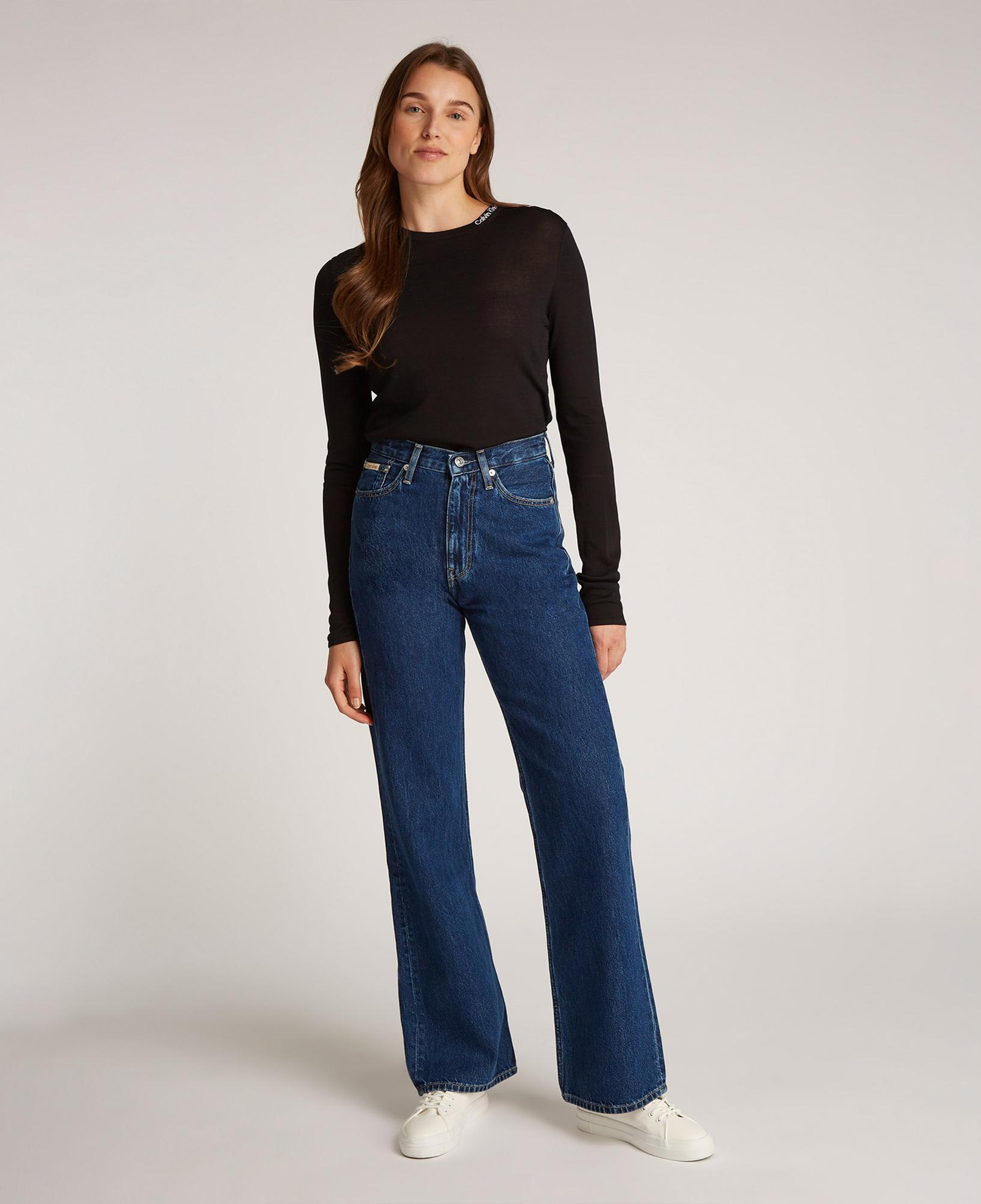Calvin Klein Authentic Bootcut Kadın Lacivert Jean