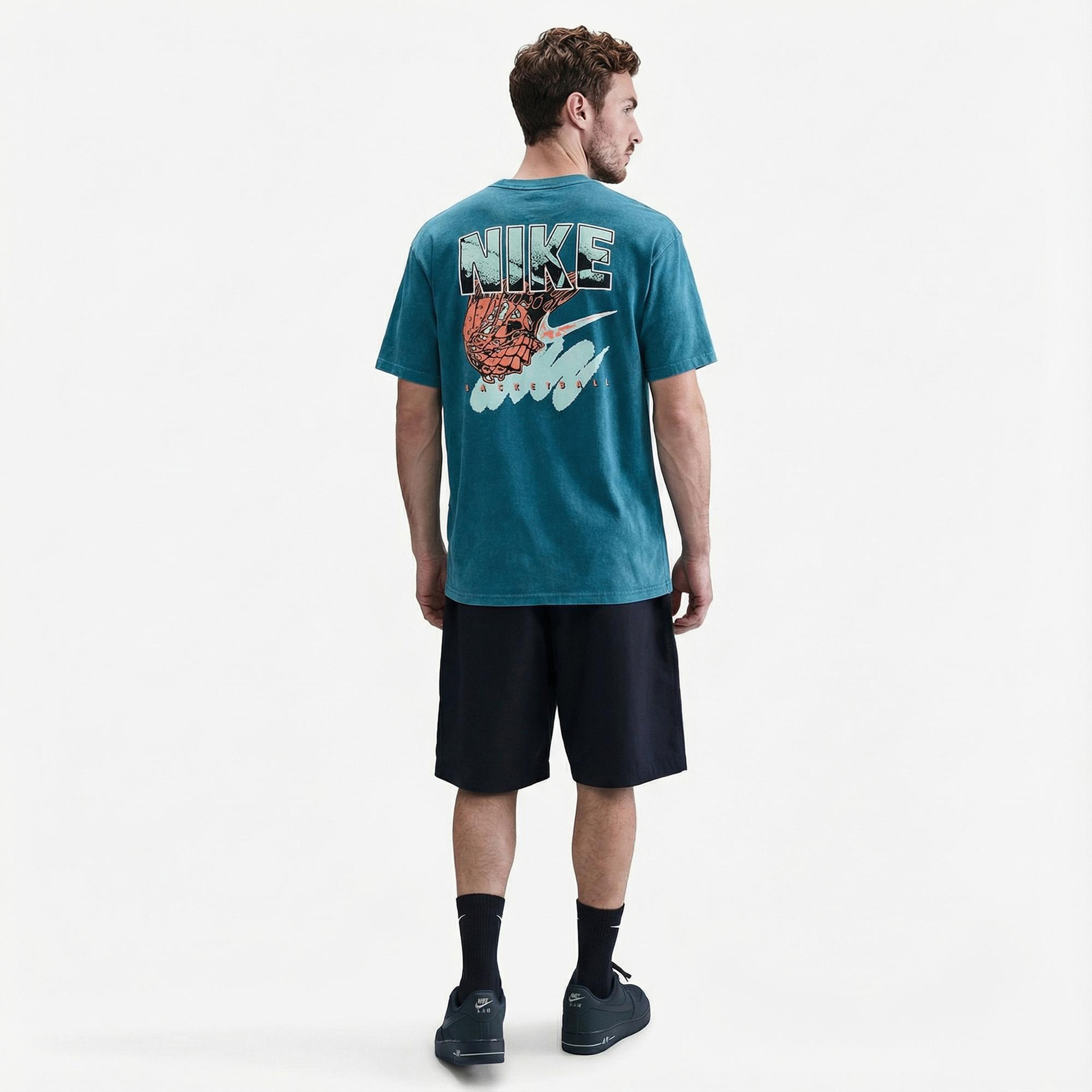 Nike Max90 DNA Erkek Mavi T-Shirt
