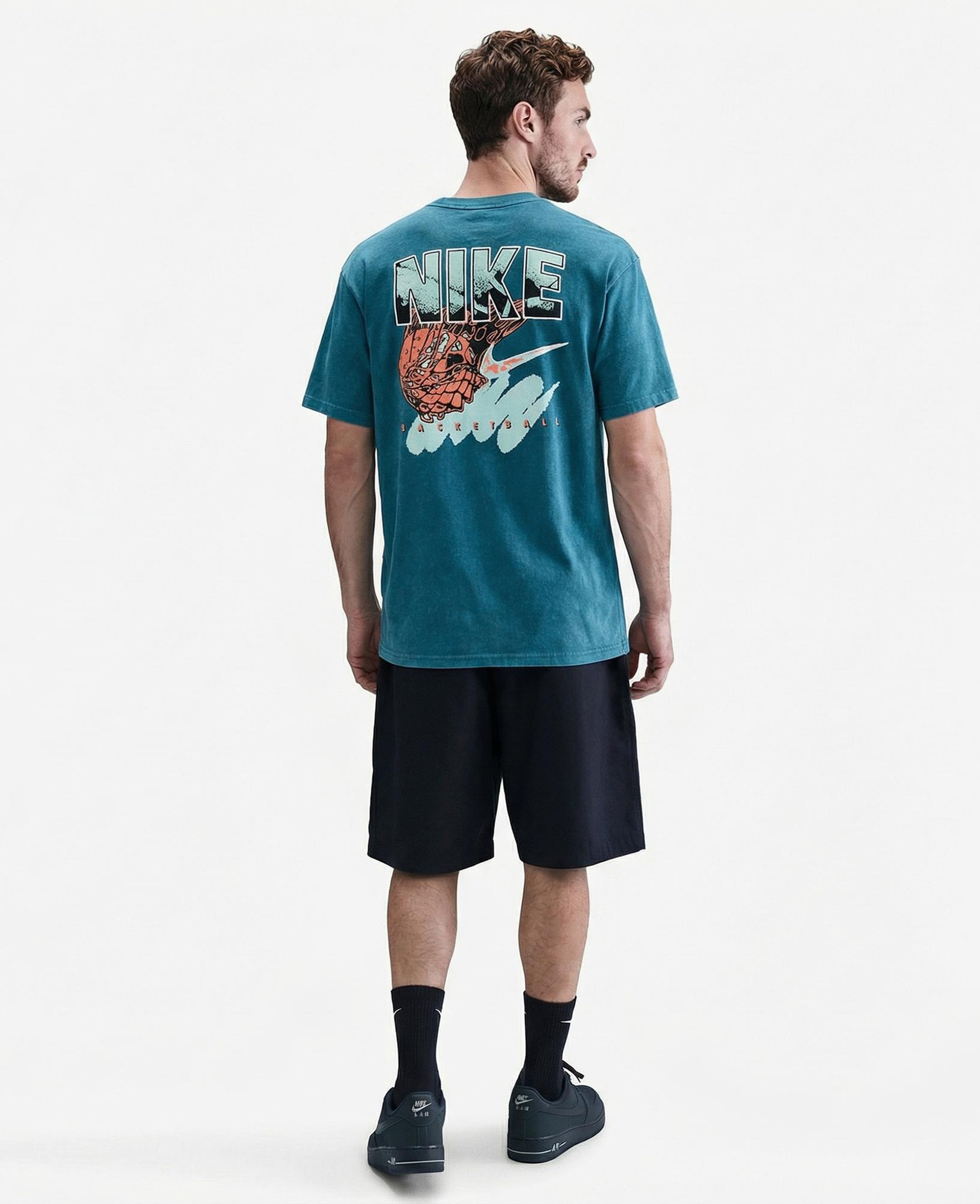Nike Max90 DNA Erkek Mavi T-Shirt