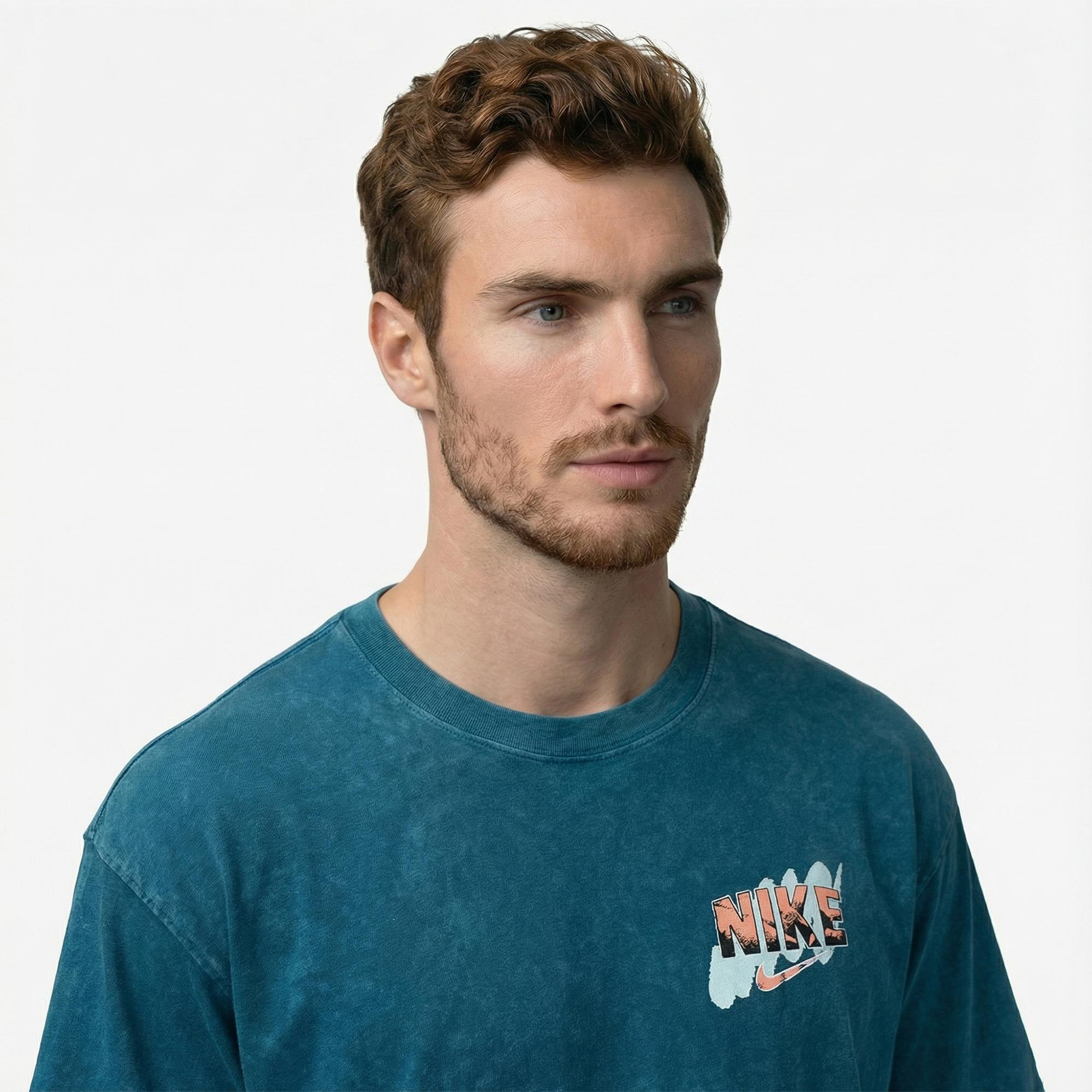 Nike Max90 DNA Erkek Mavi T-Shirt