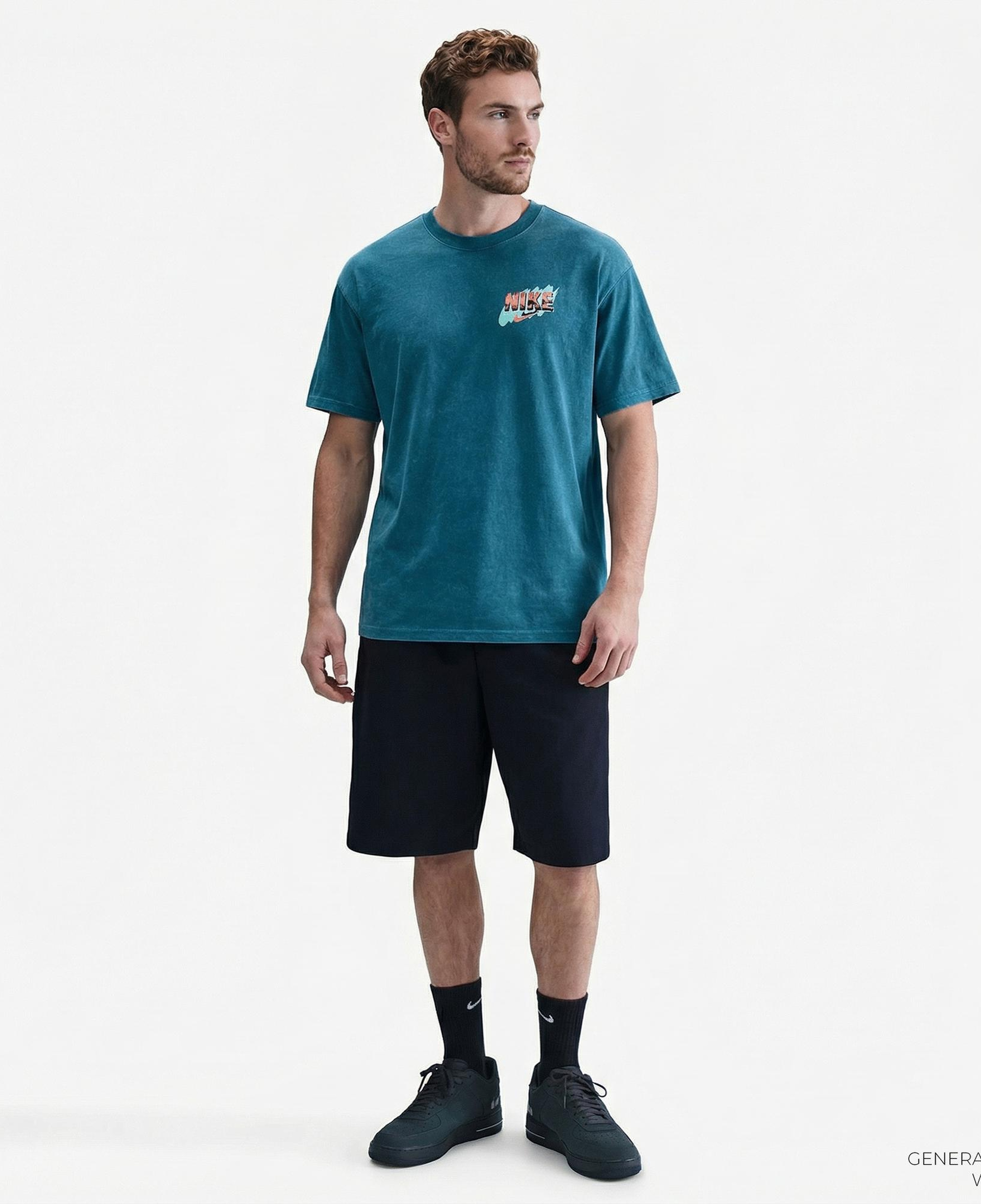 Nike Max90 DNA Erkek Mavi T-Shirt