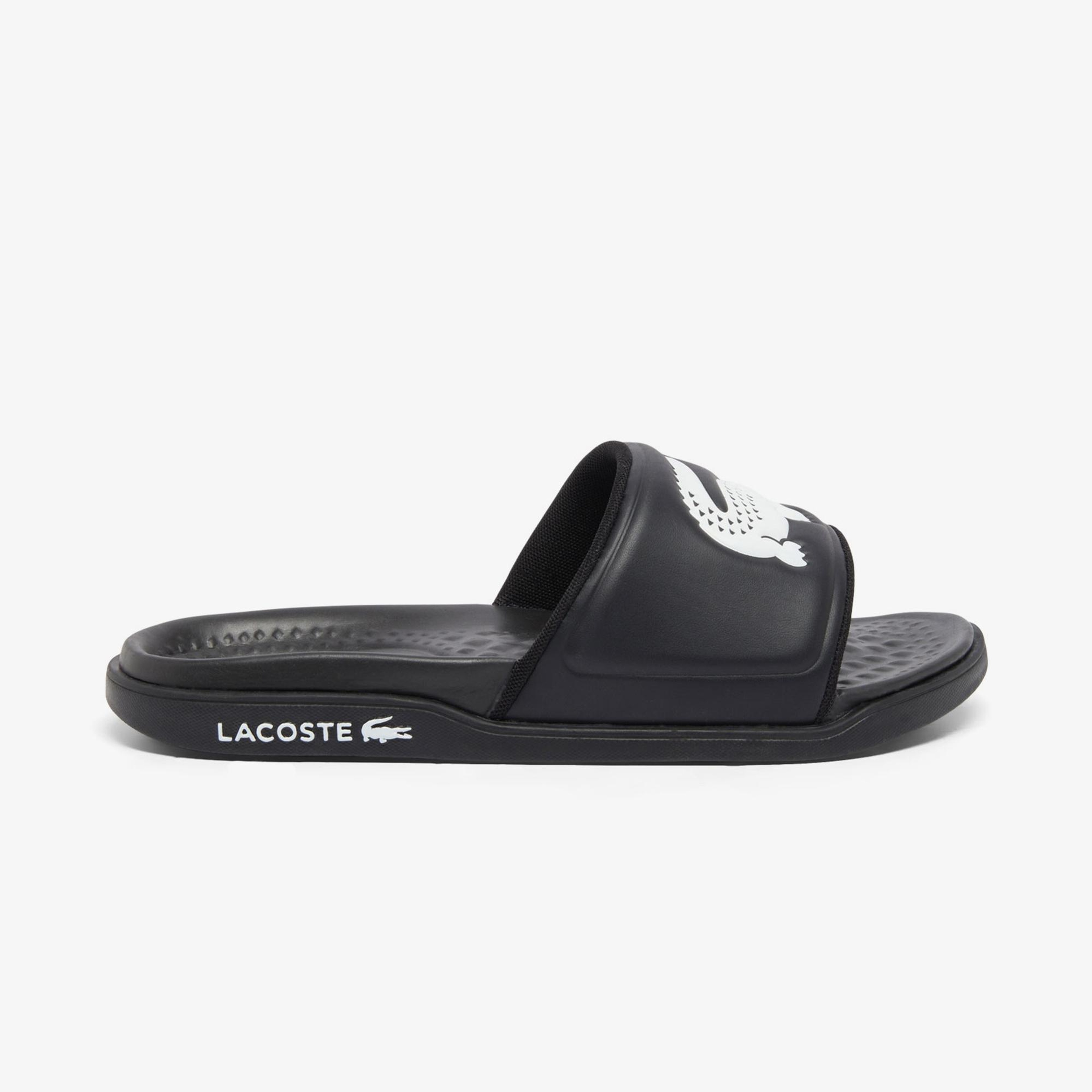 Lacoste Serve Slide Dual Erkek Siyah Terlik