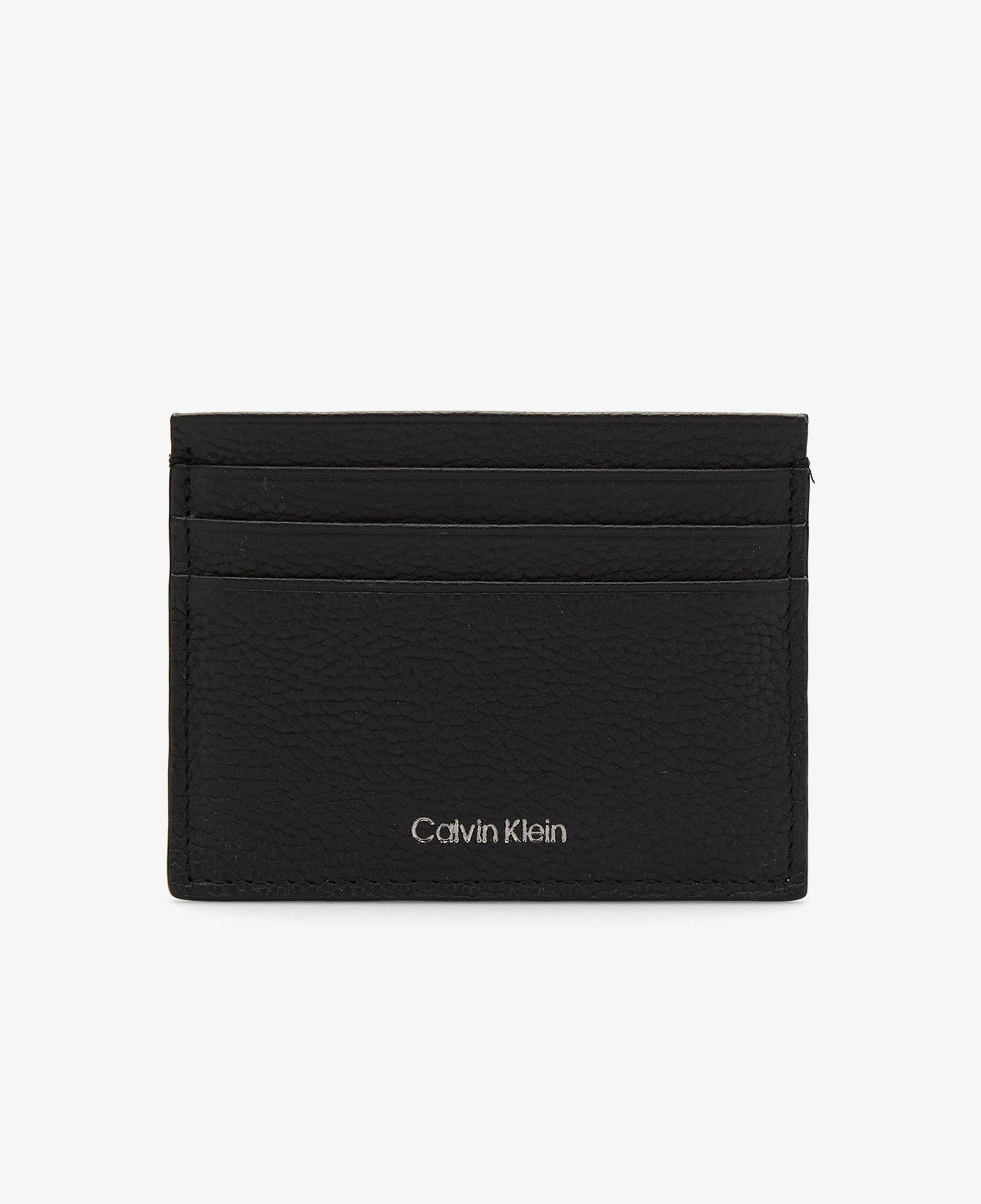 Calvin Klein Foil Emboss Erkek Siyah Kartlık