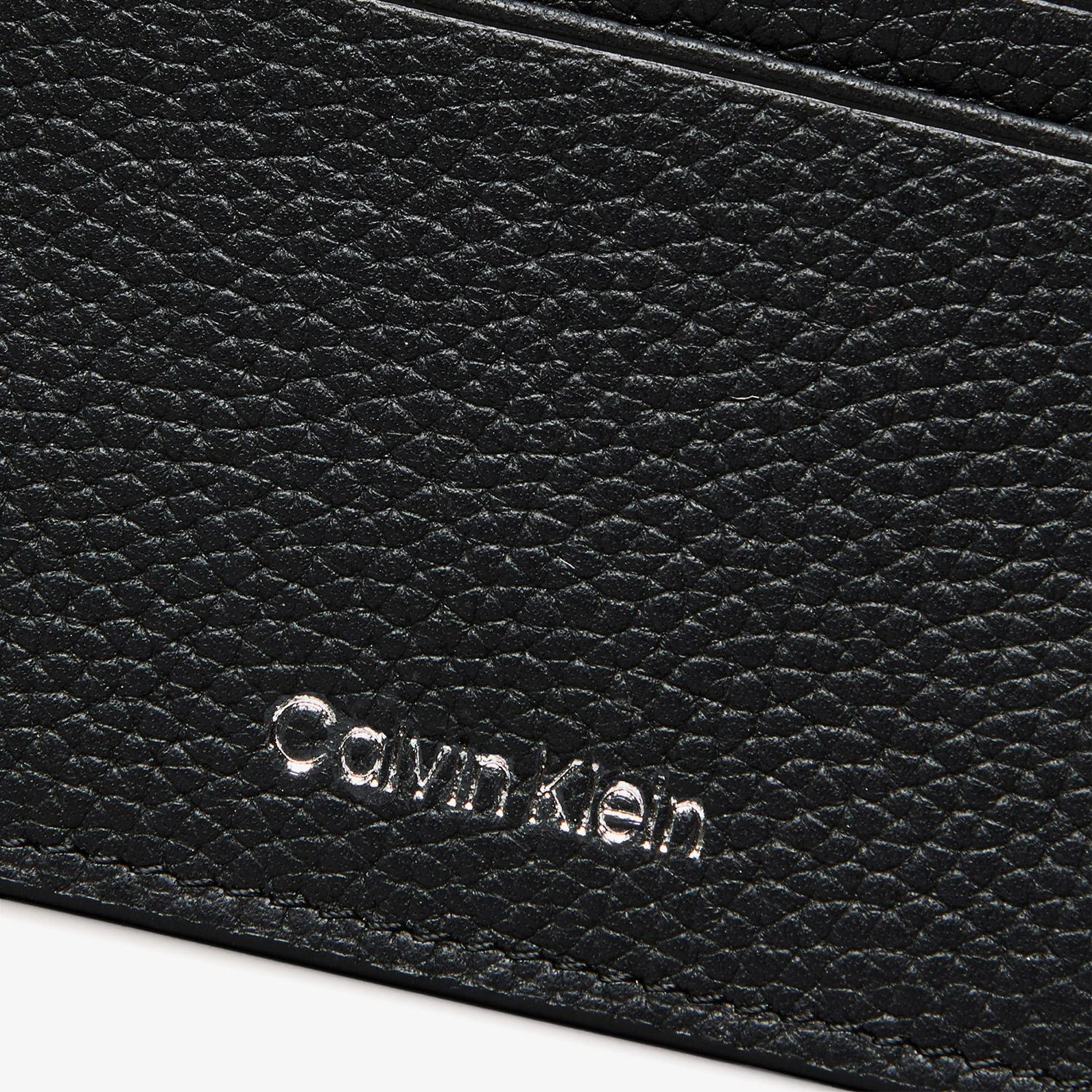 Calvin Klein Foil Emboss Erkek Siyah Kartlık
